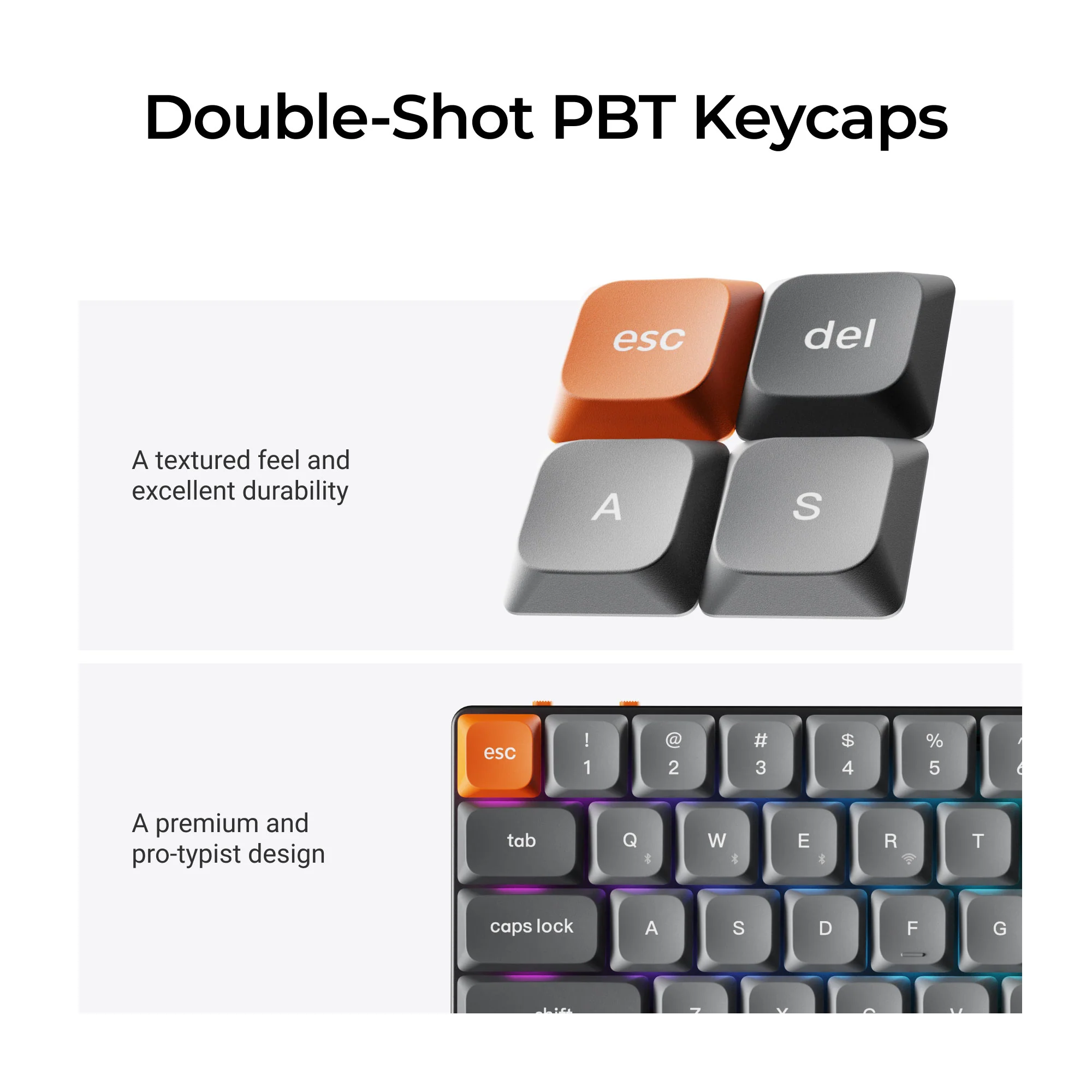 Keychron K7 Max QMK/VIA langaton mukautettu mekaaninen näppäimistö
