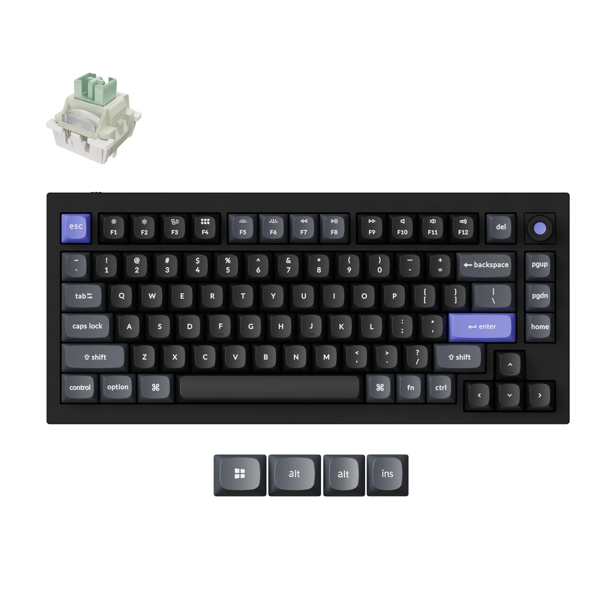 Teclado com Interruptor Magnético Keychron Q1 HE 8K