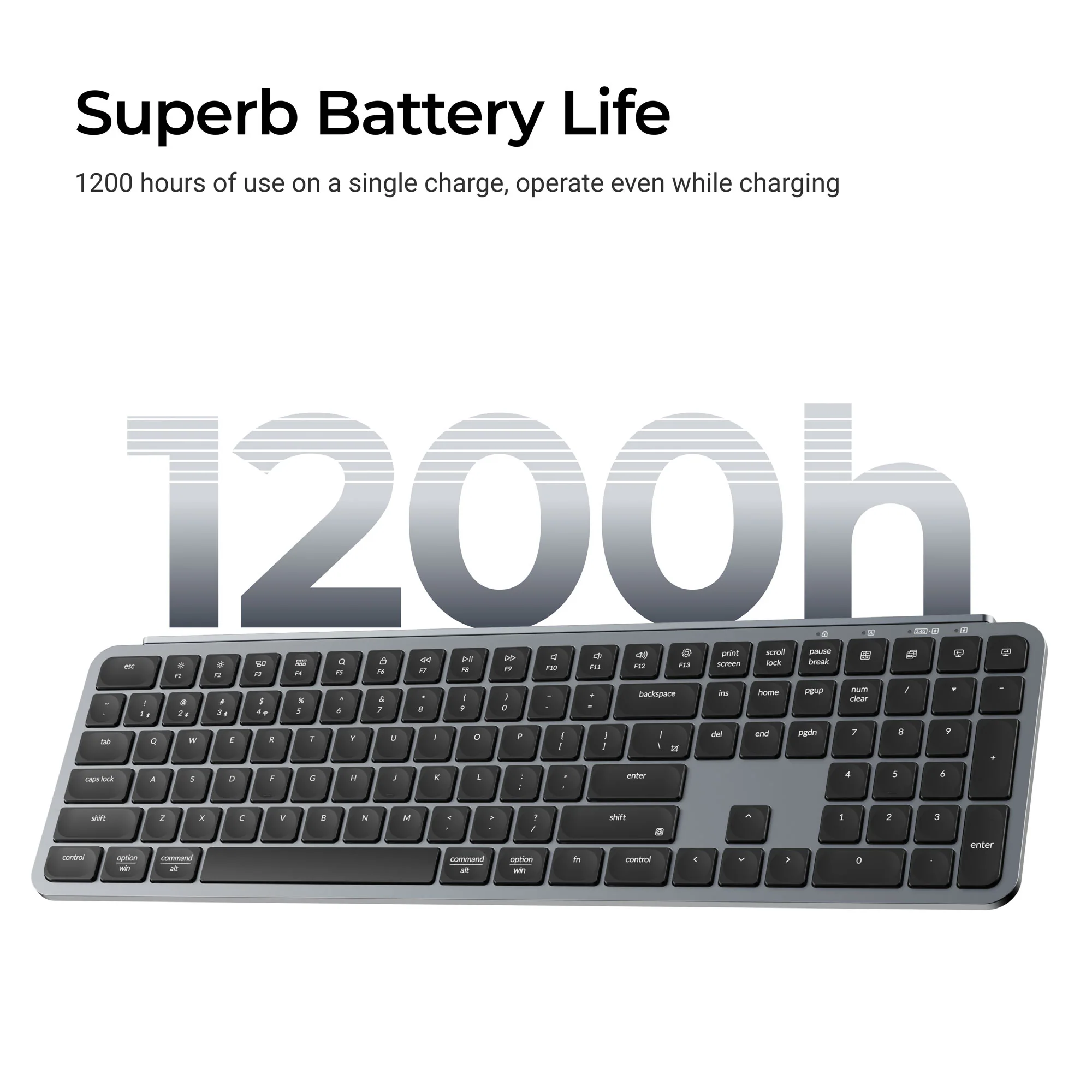 Keychron B6 Pro Ultra-Slim Trådløst Tastatur
