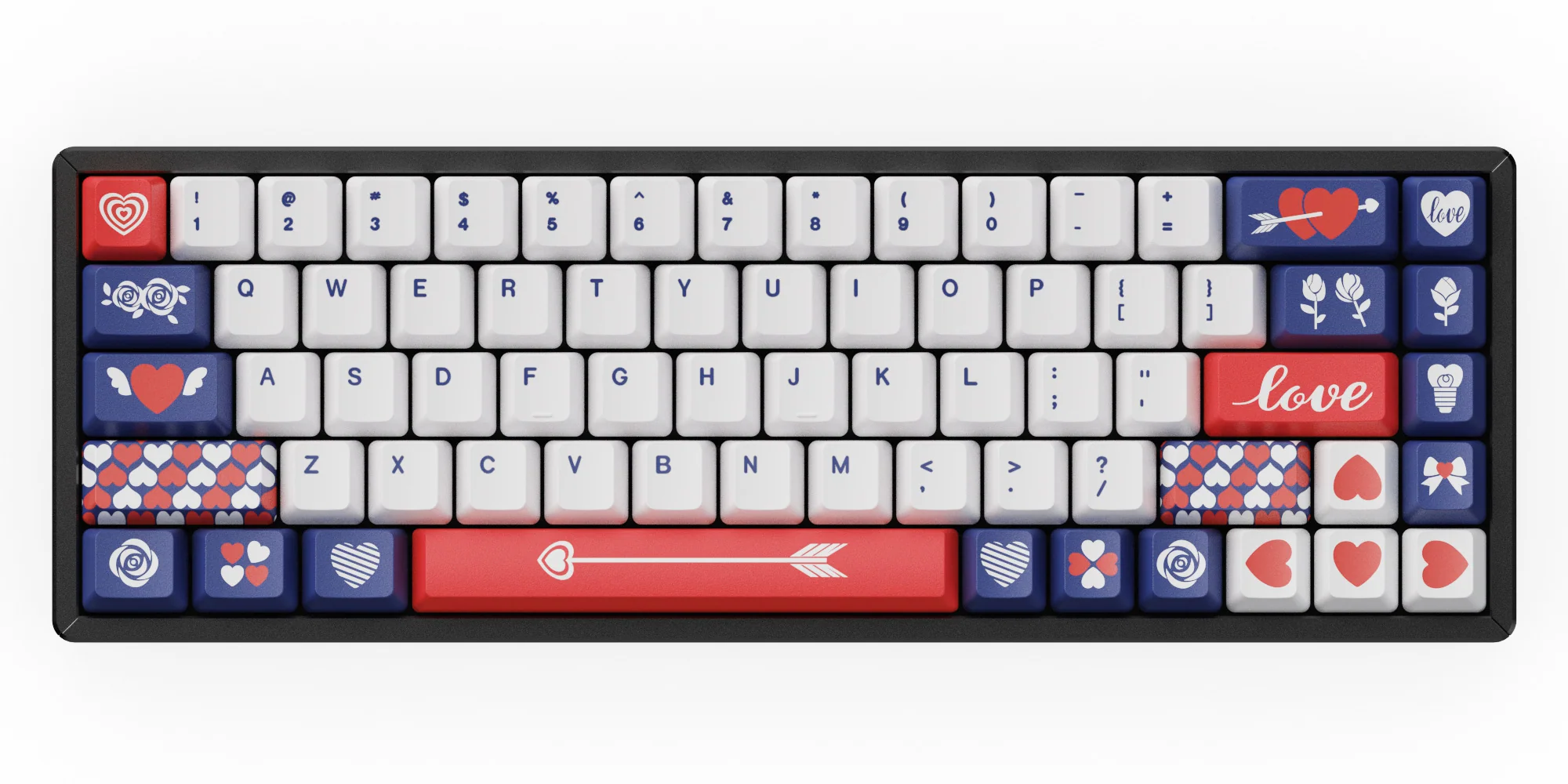 OEM Dye-Sub PBT -näppäinsarja - Love