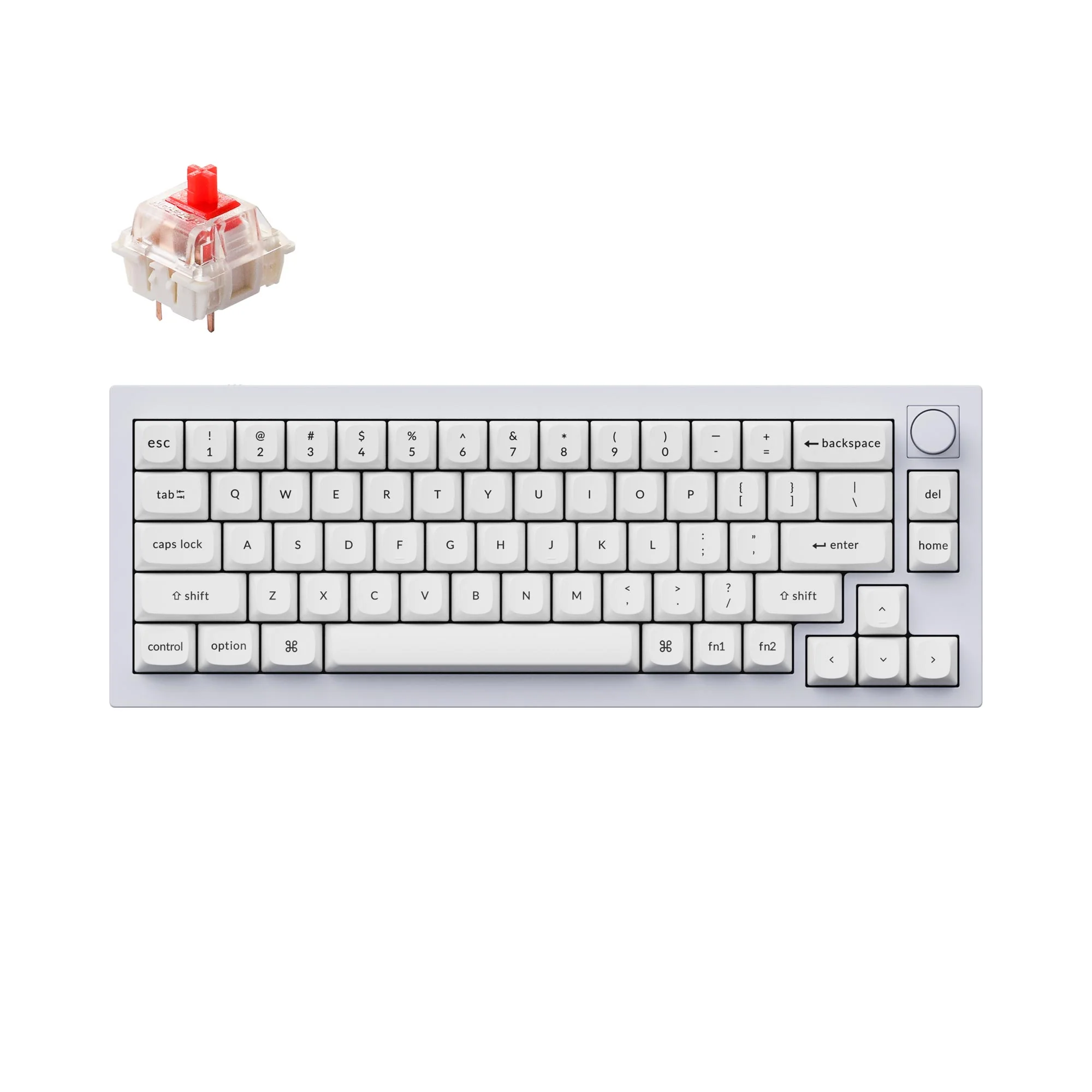 Teclado Mecânico Customizado QMK Keychron Q2