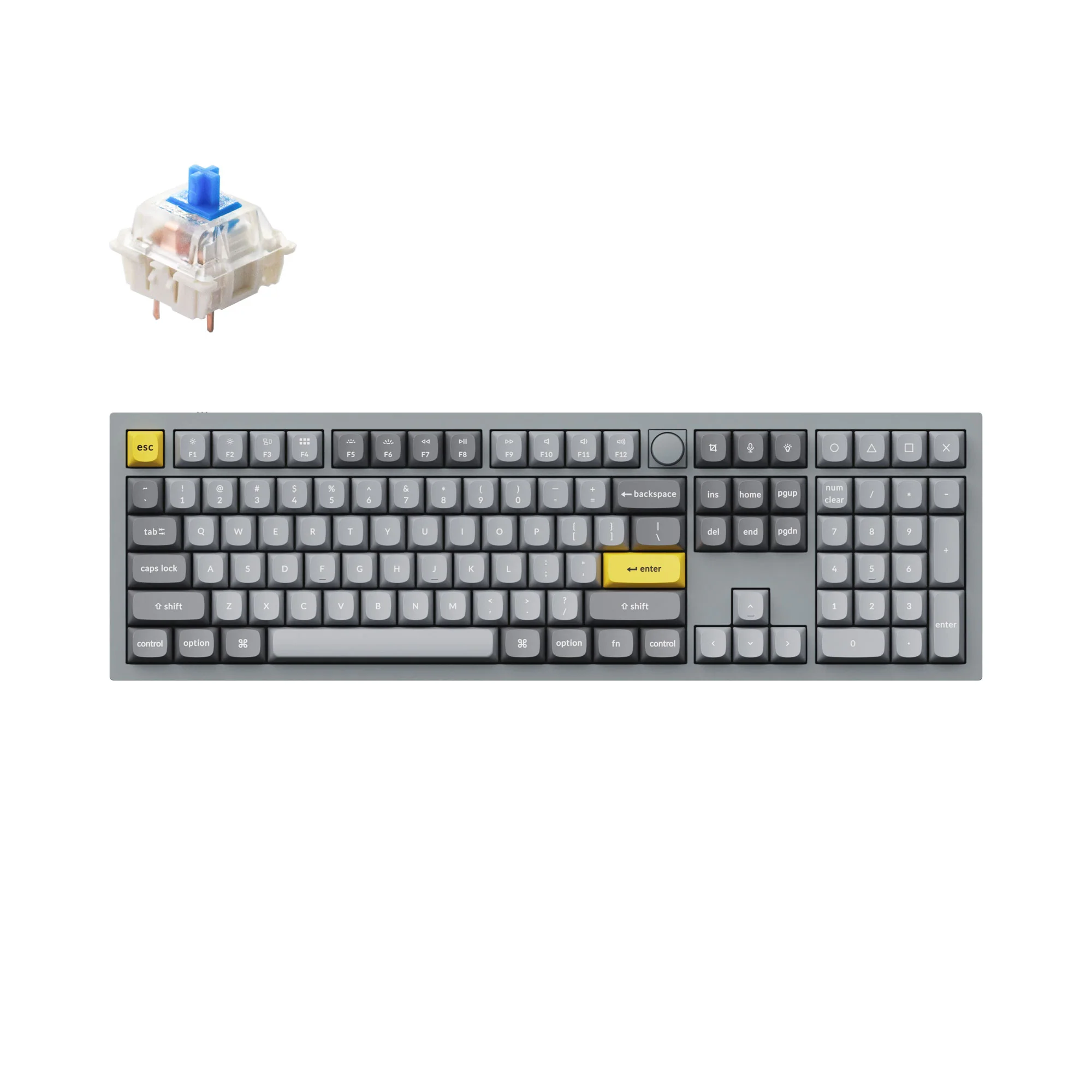 Teclado mecánico personalizado QMK Keychron Q6