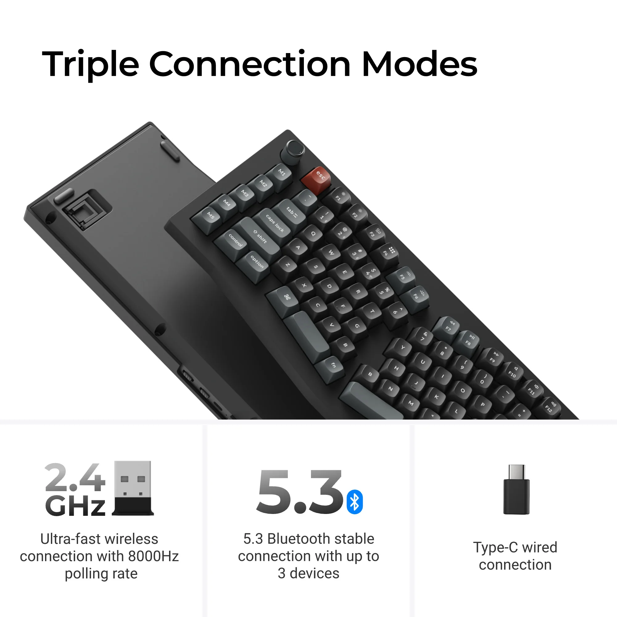 Keychron V10 Ultra 8K Wireless Custom Mechanical Keyboard