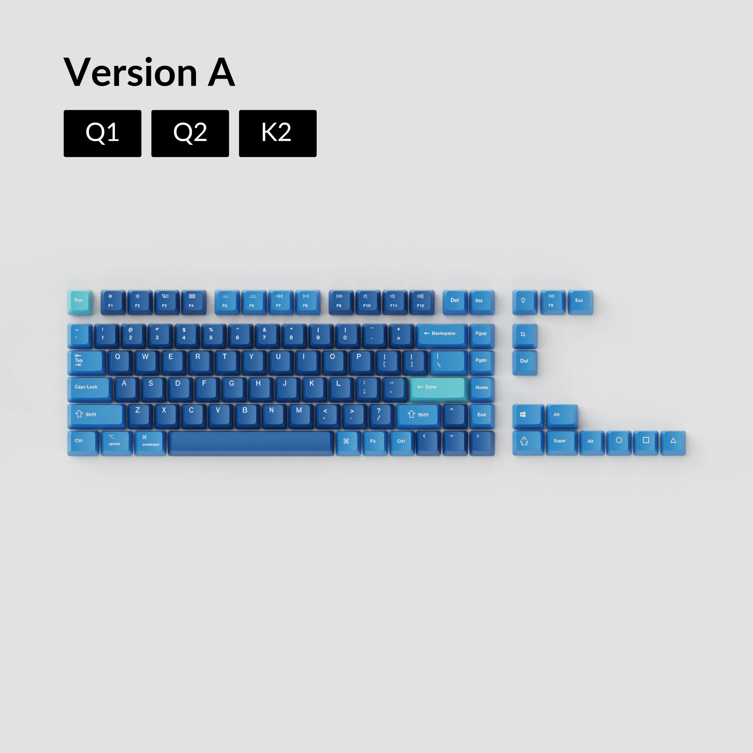 OEM Dye-Sub PBT Keycap-Set – Ocean