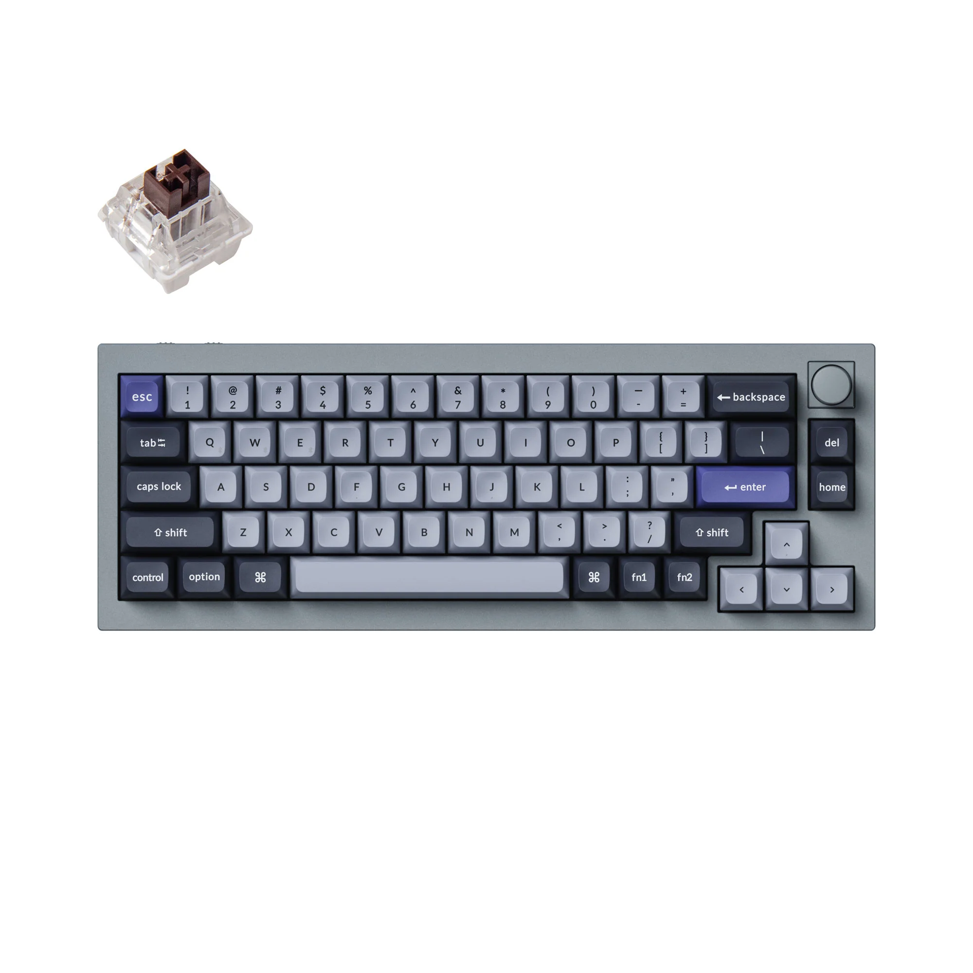 Keychron Q2 Pro QMK/VIA Teclado Mecânico Sem Fio Personalizado
