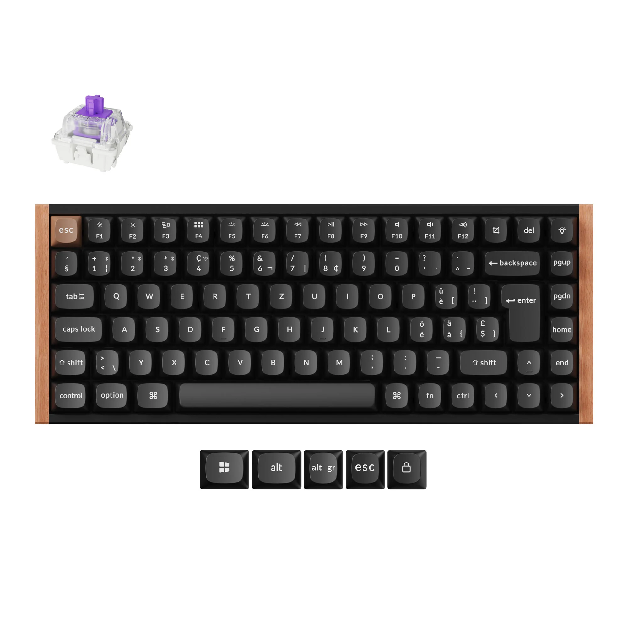 Keychron K2 HE kabellose Custom-Tastatur mit Magnetschaltern