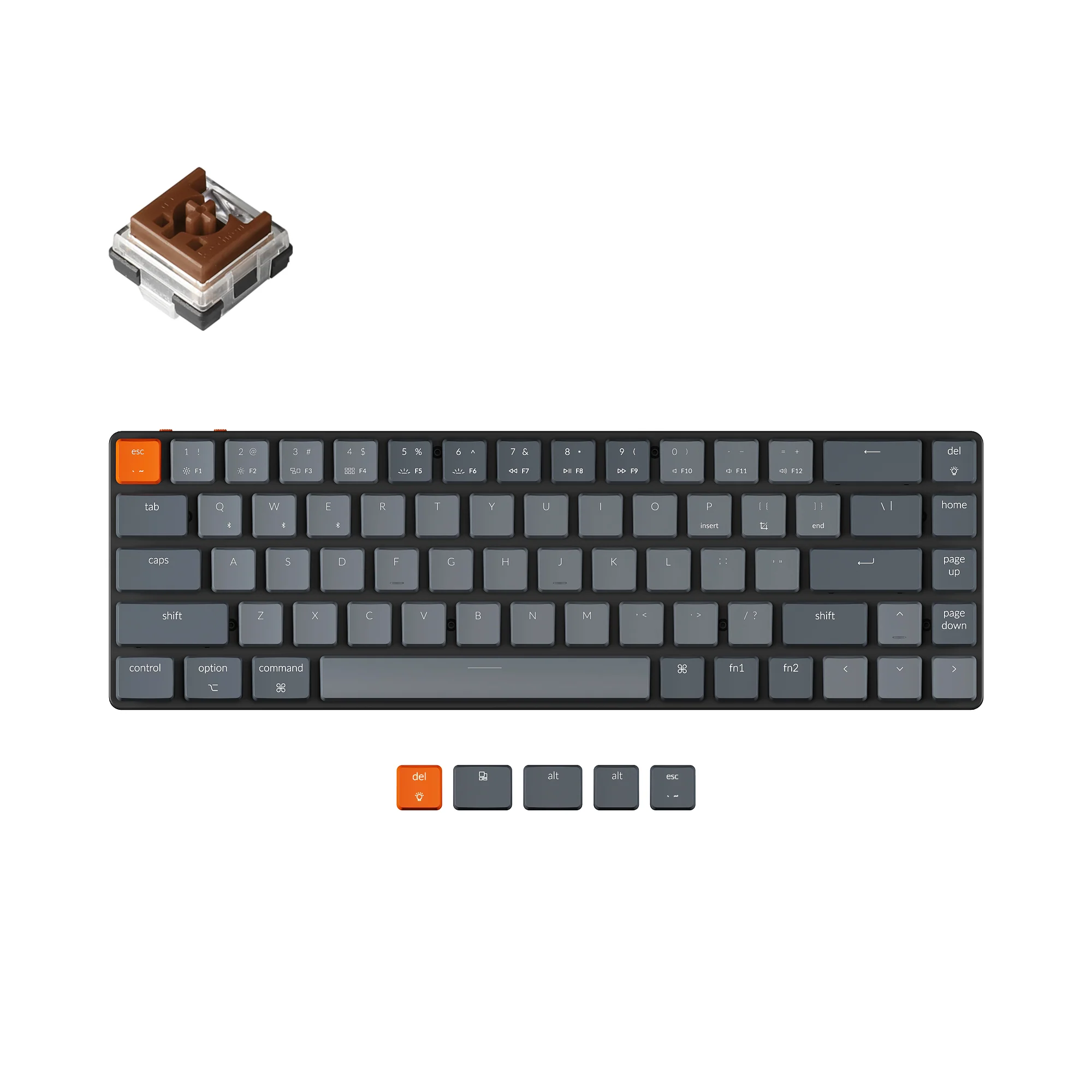 Teclado mecánico inalámbrico ultradelgado Keychron K7