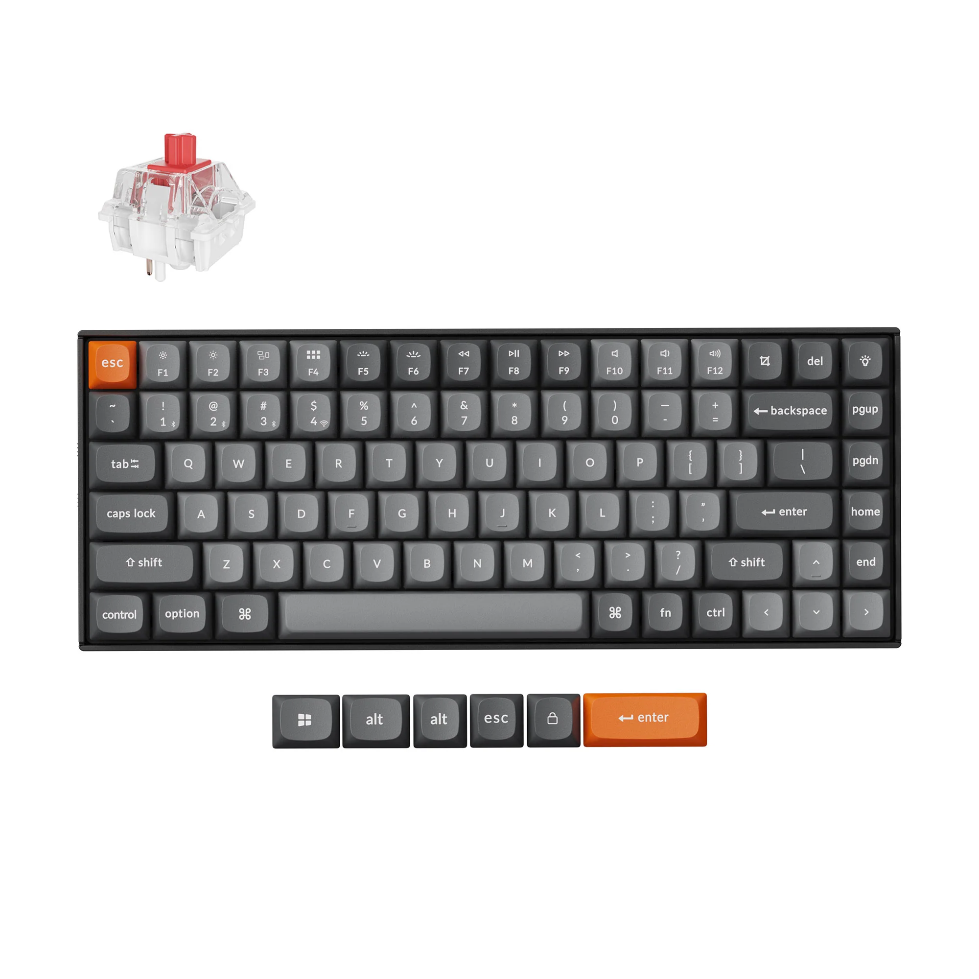 Keychron K2 Max QMK Teclado mecánico inalámbrico