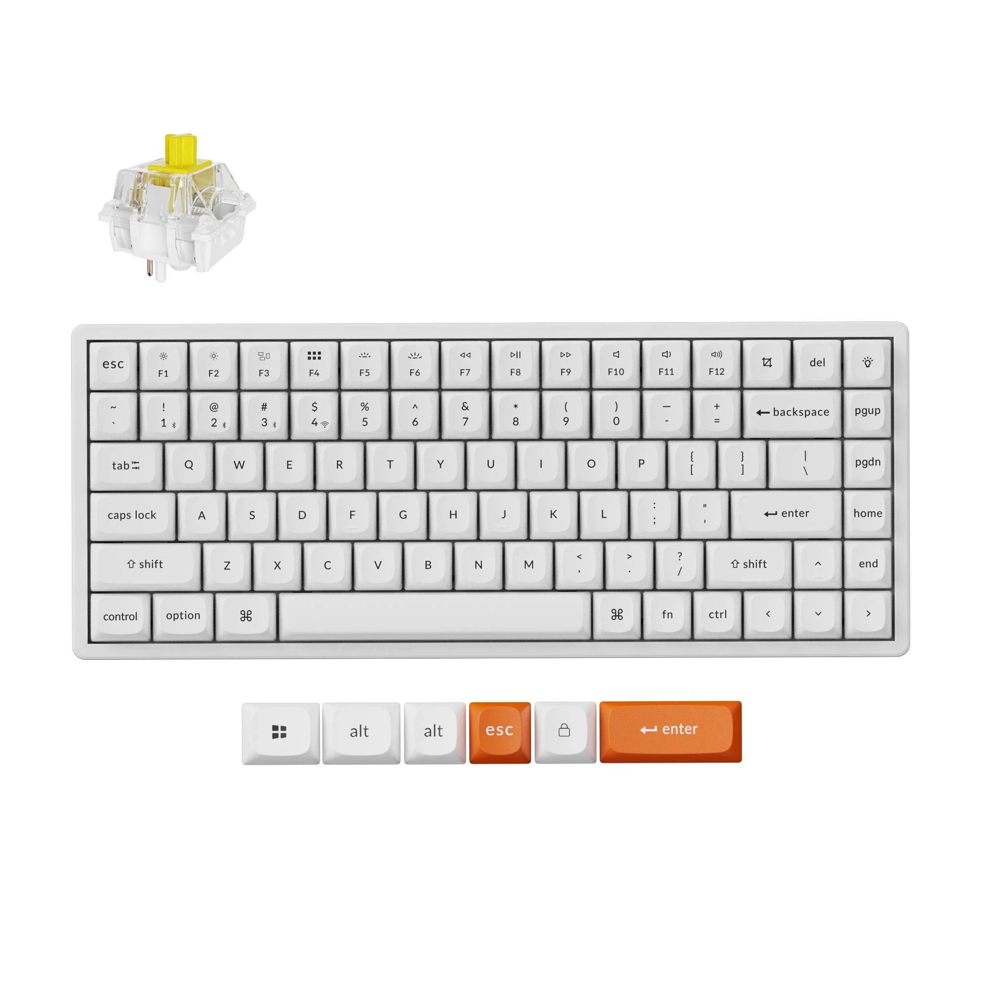 Keychron K2 Max QMK Teclado mecánico inalámbrico