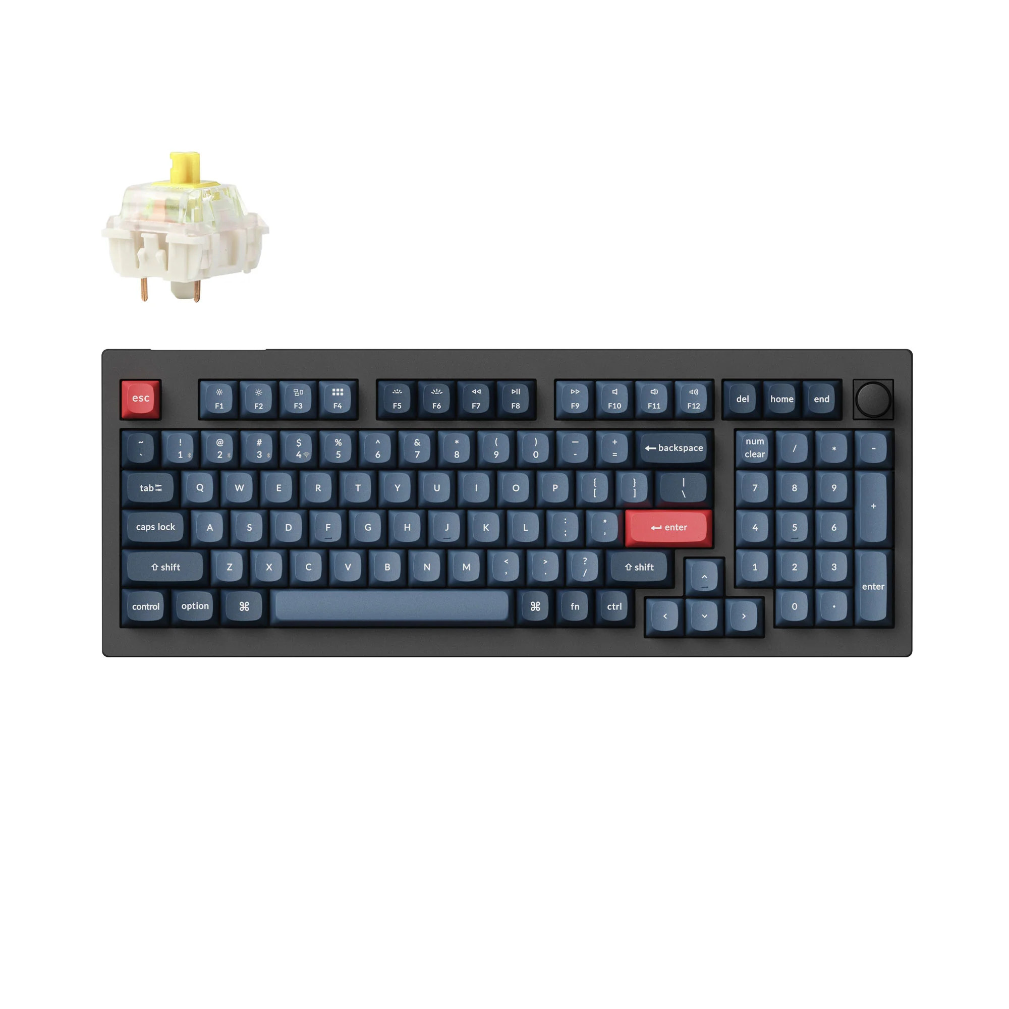 Teclado mecánico personalizado inalámbrico Keychron V5 Max QMK/VIA