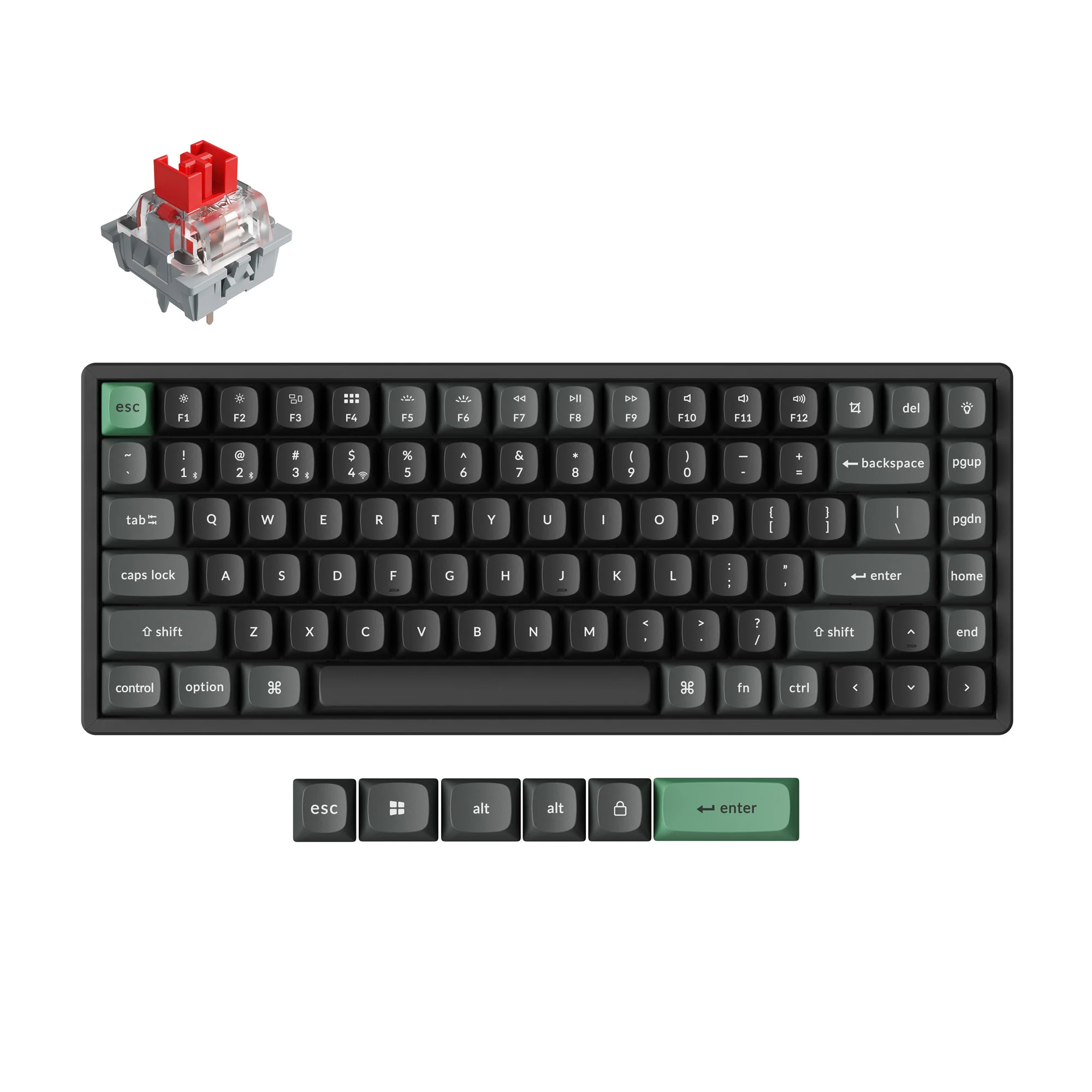 Teclado Mecânico Sem Fio Custom Keychron K2 Ultra 8K