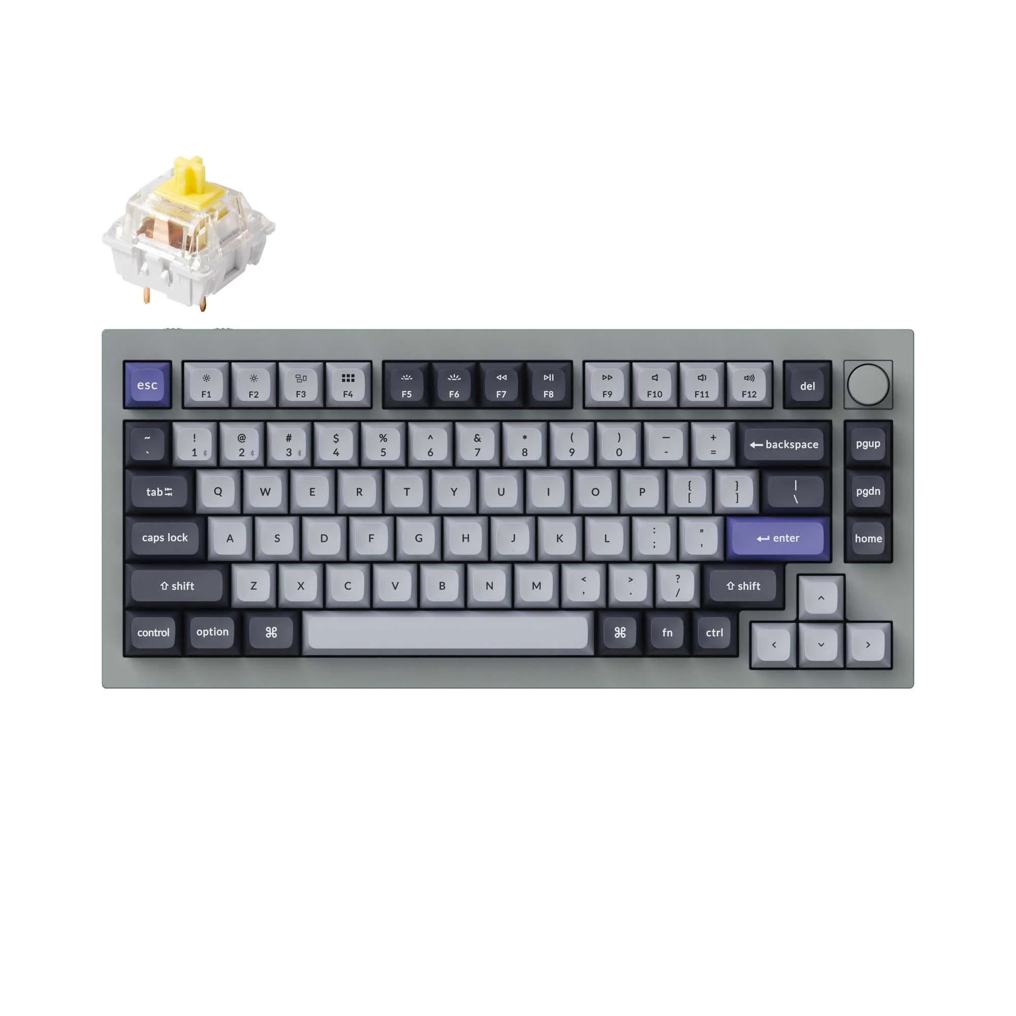Keychron Q1 Pro QMK/VIA Teclado Mecânico Personalizado Sem Fio