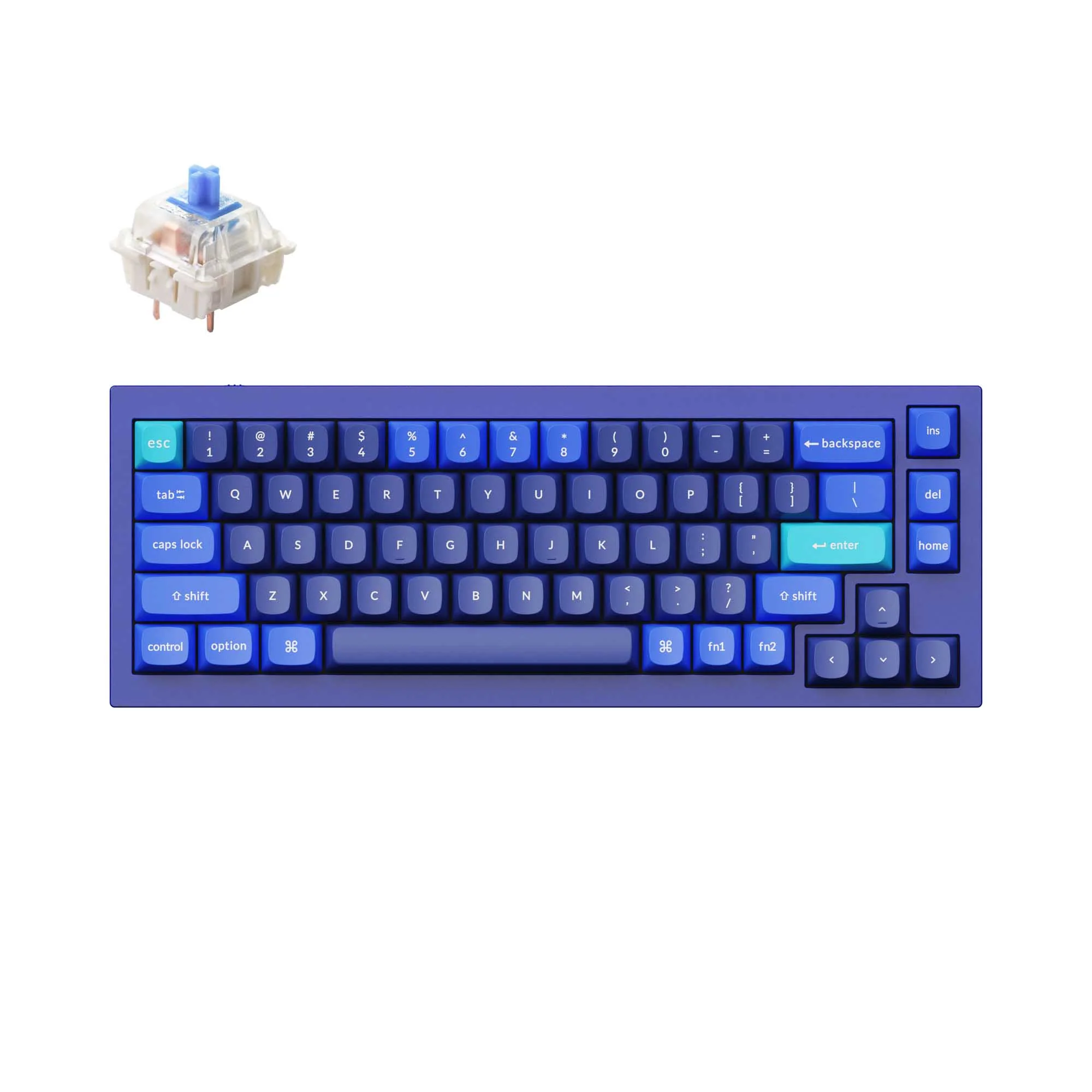 Teclado Mecânico Customizado QMK Keychron Q2