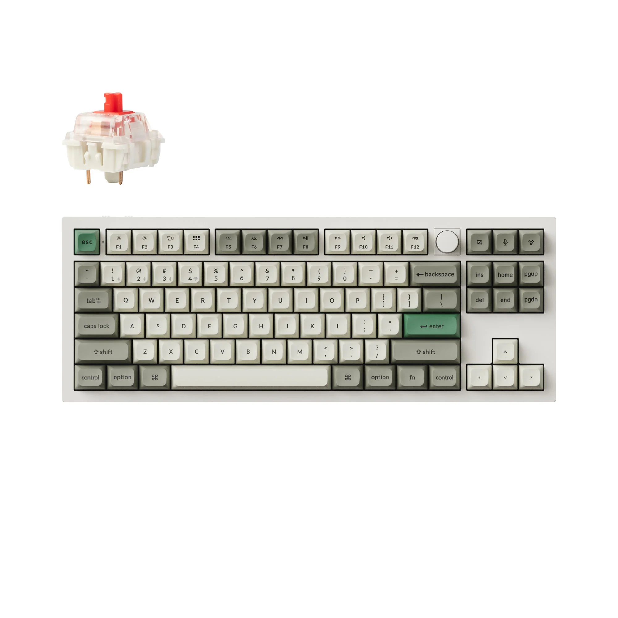 Keychron Q3 Max QMK/VIA Bezprzewodowa konfigurowalna klawiatura mechaniczna