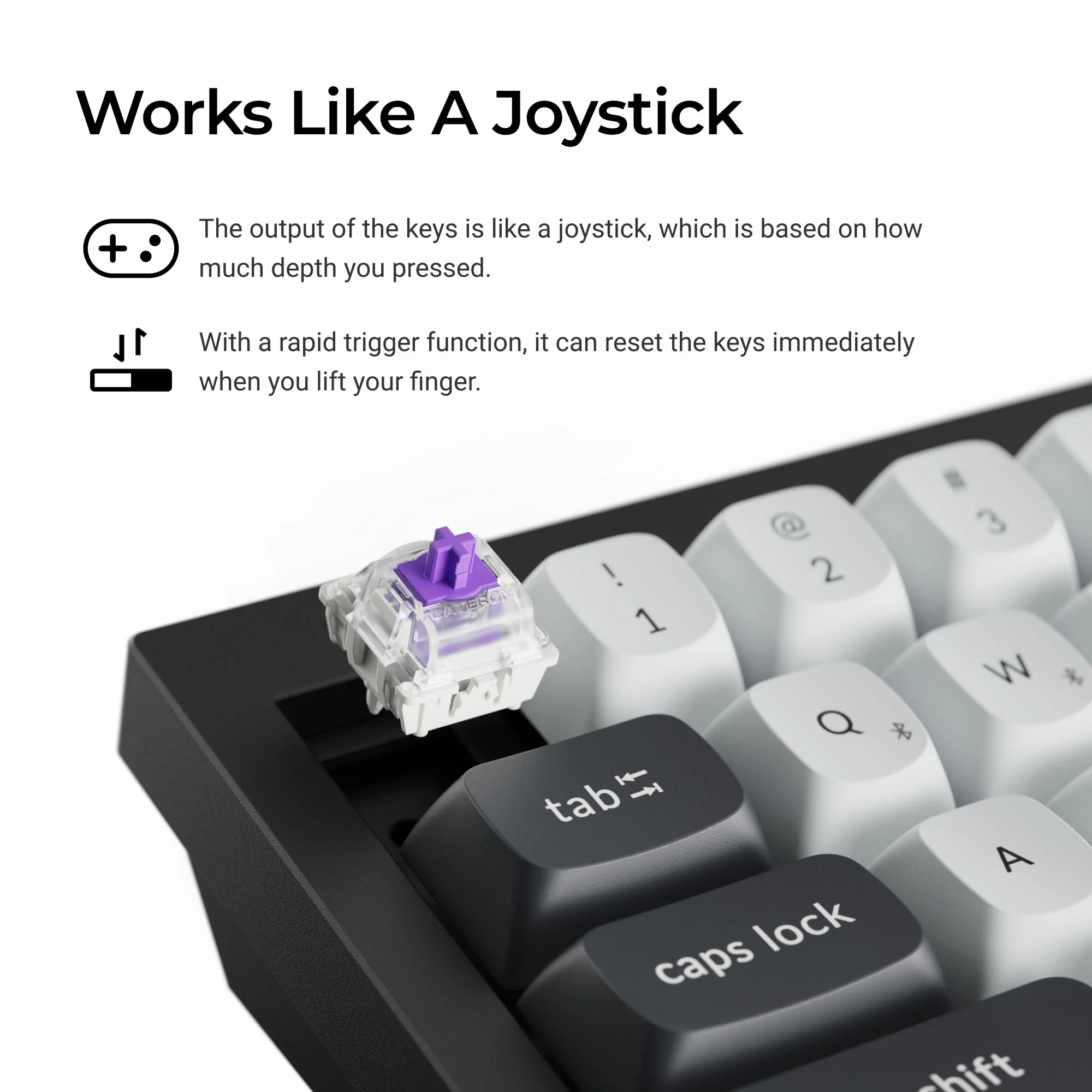 Keychron Q2 HE QMK langaton mukautettava näppäimistö