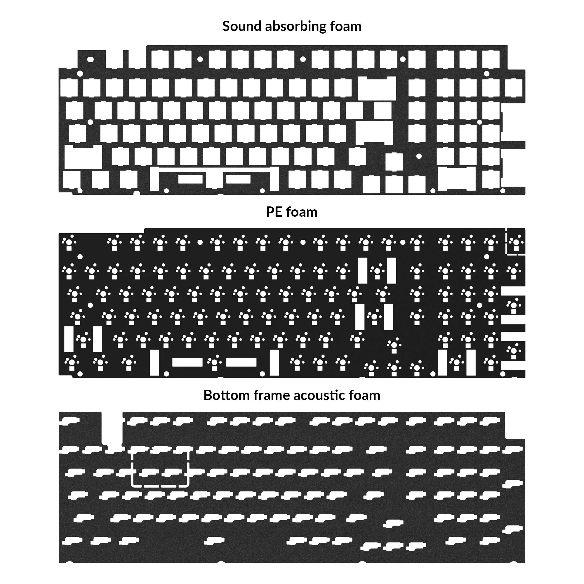 Kit de upgrade acústico Keychron Q5 Pro / Q5 Max