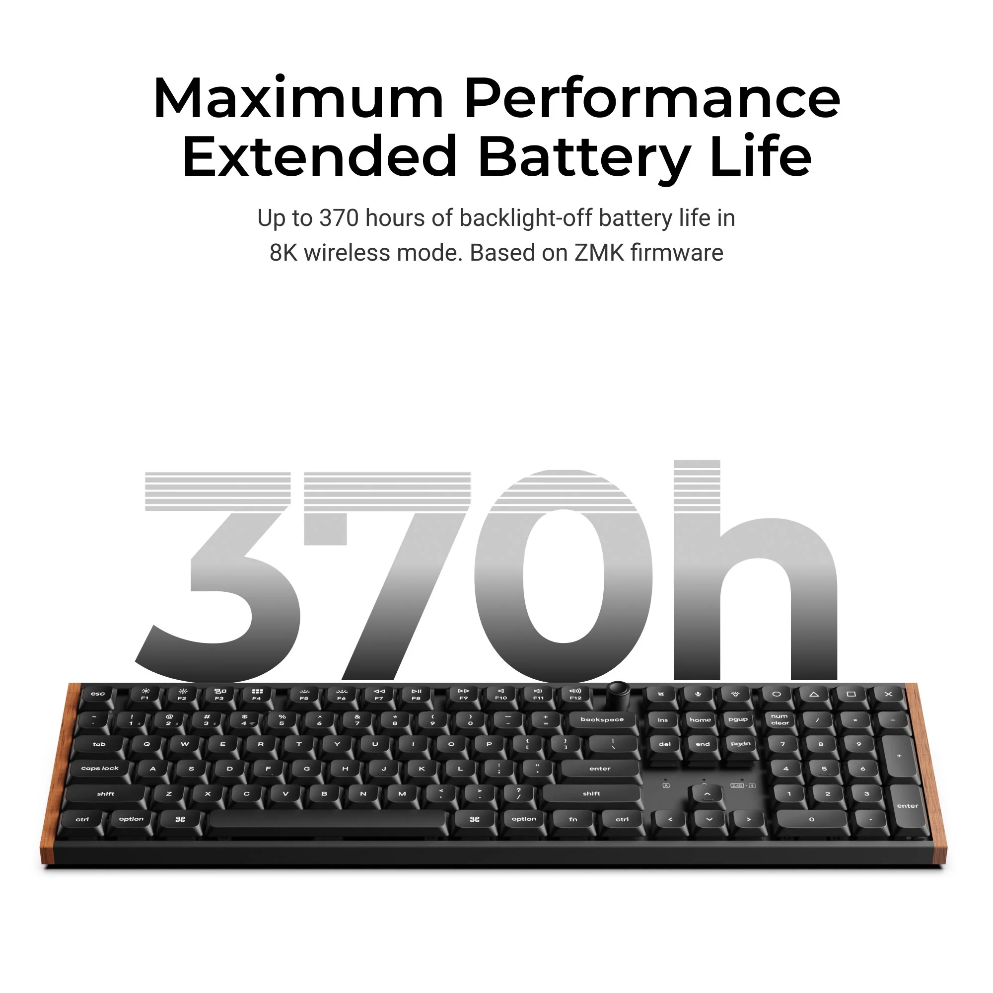 Teclado mecánico inalámbrico personalizado Keychron K5 Ultra 8K