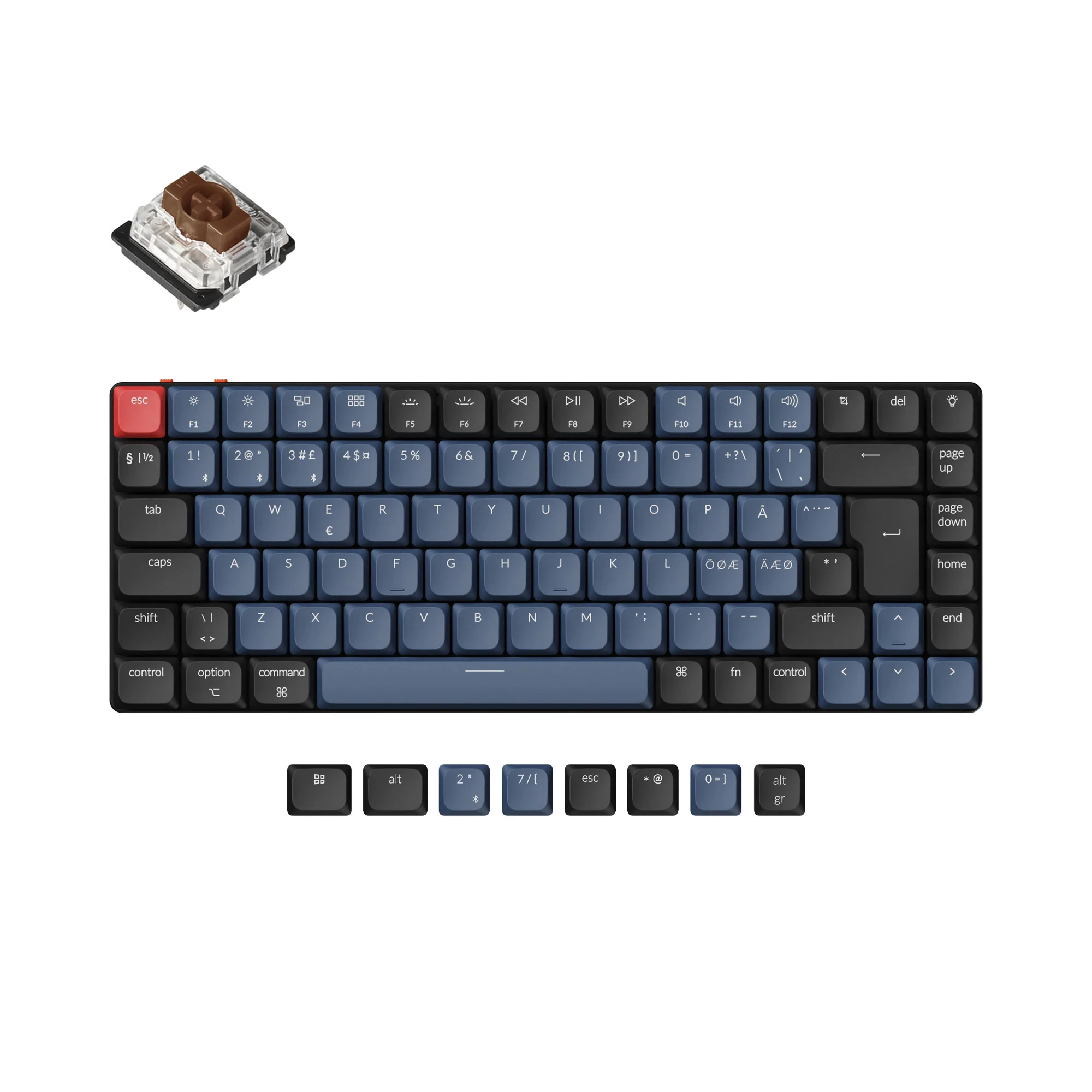 Keychron K3 Pro QMK/VIA Teclado mecánico inalámbrico - Colección de diseño ISO