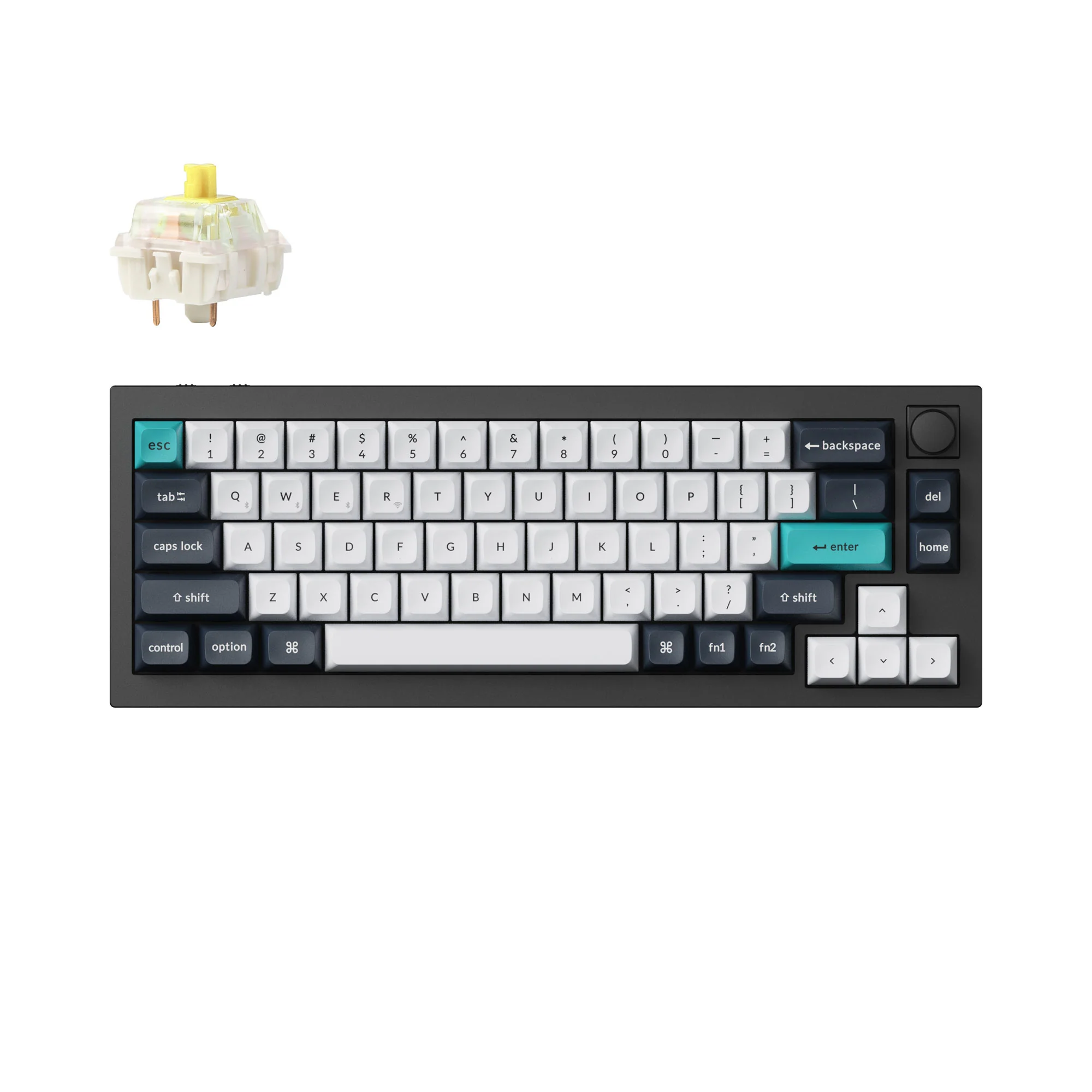 Keychron Q2 Max QMK/VIA langaton mukautettu mekaaninen näppäimistö