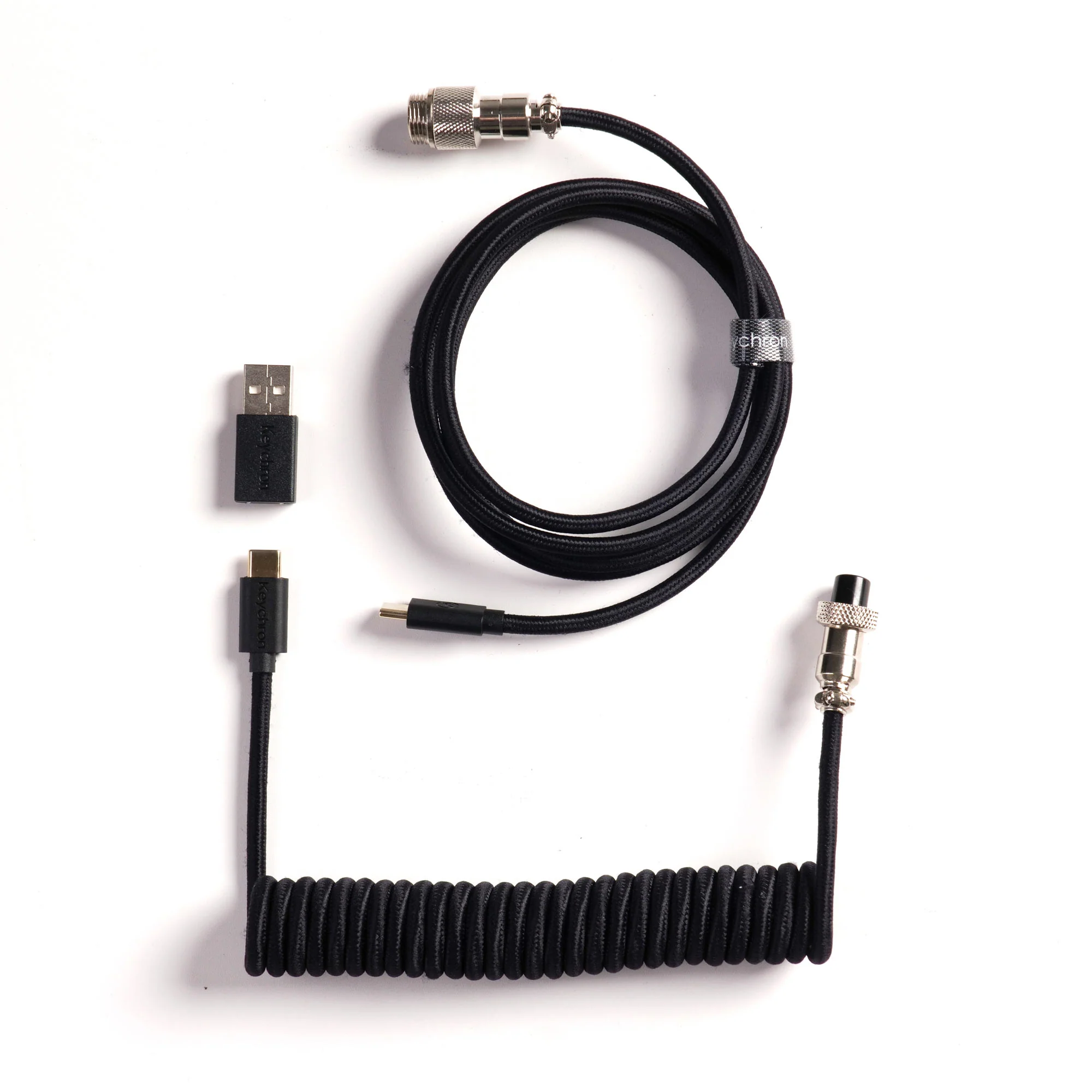 Keychron spiralformet aviator-kabel 8K