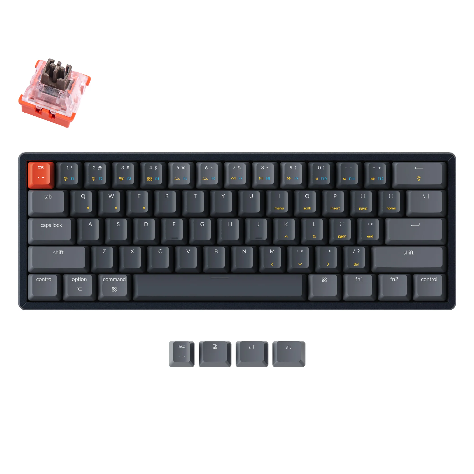Bezprzewodowa mechaniczna klawiatura Keychron K12