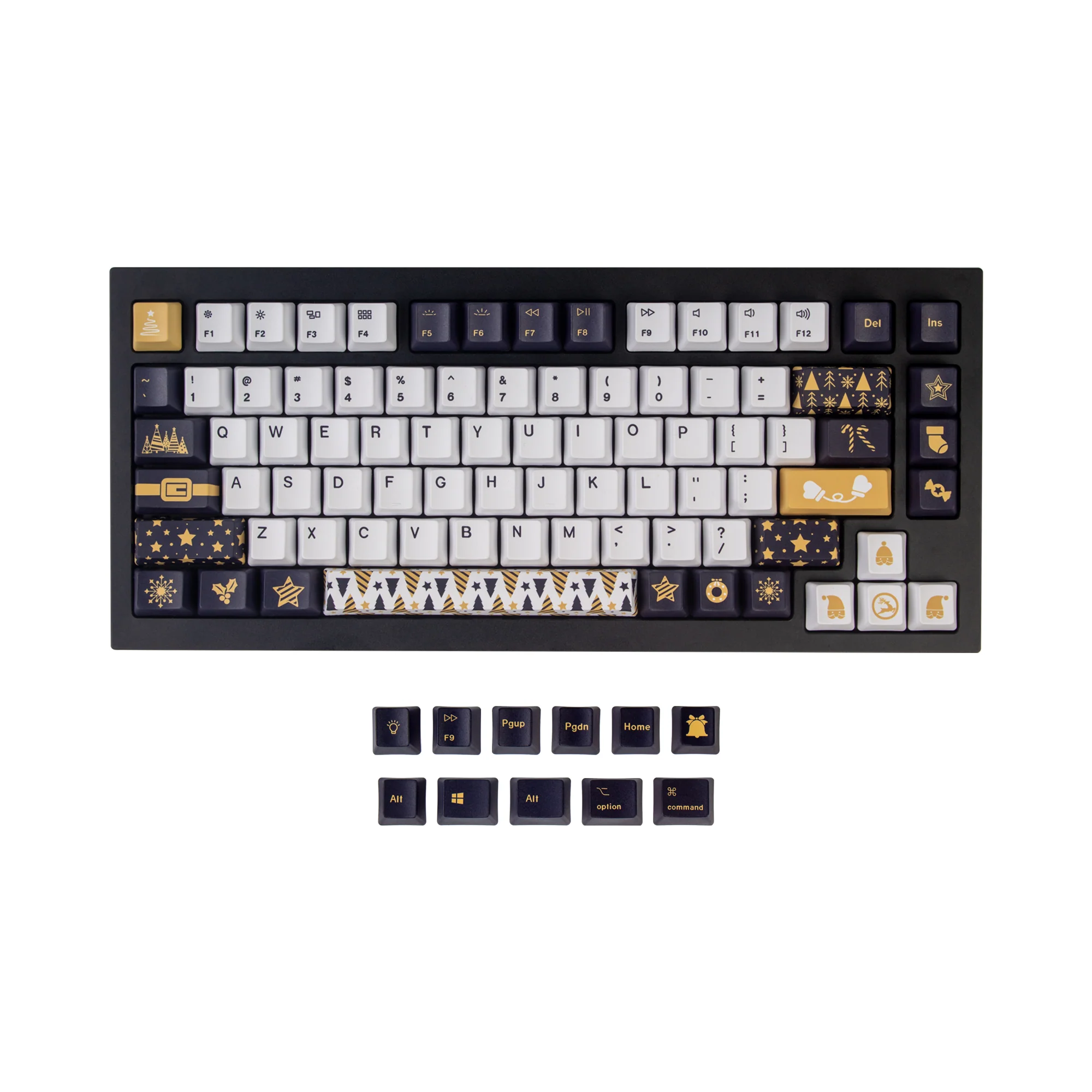 Set de touches PBT Dye-Sub OEM - Cadeau de Noël