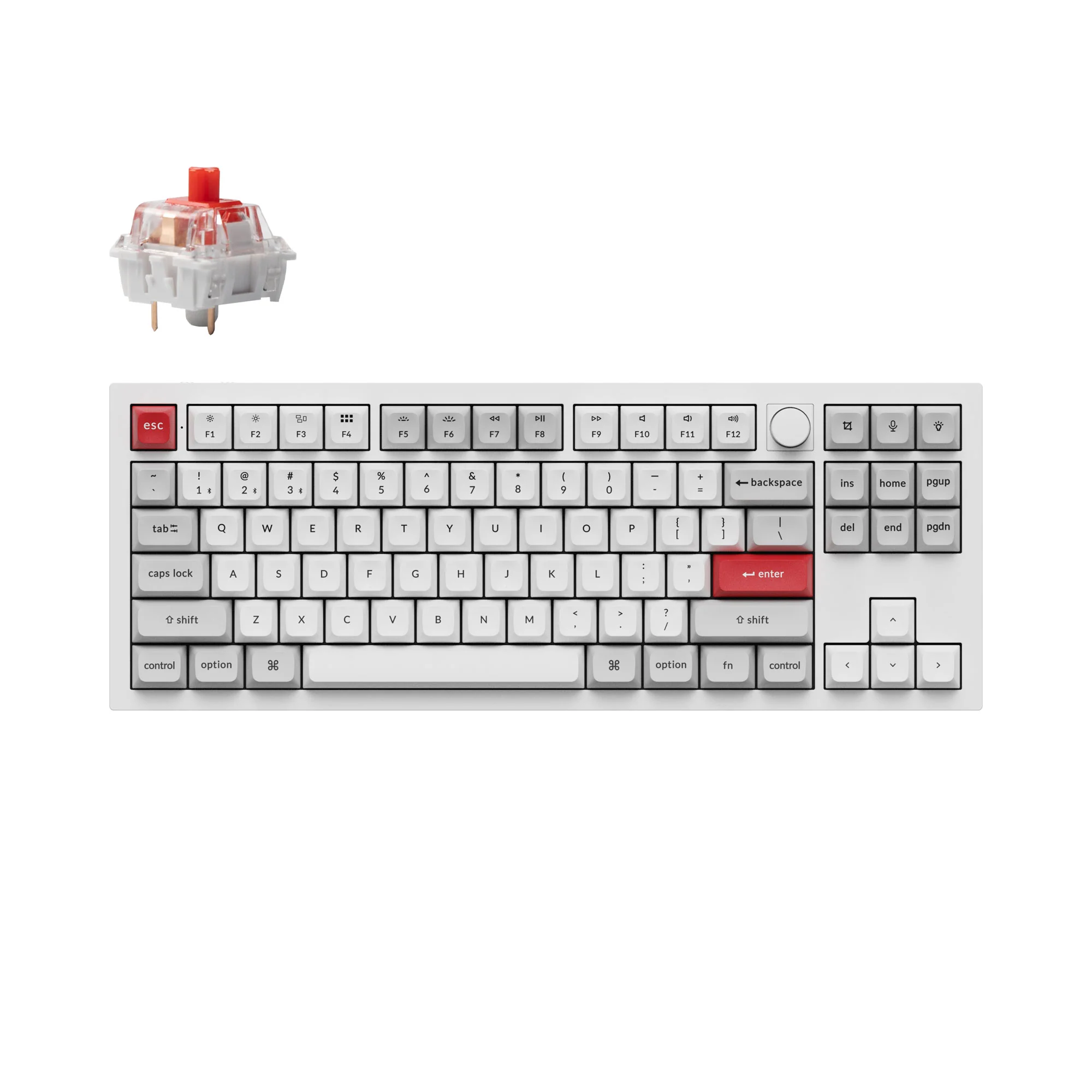 Keychron Q3 Pro teclado mecánico inalámbrico personalizable QMK/VIA