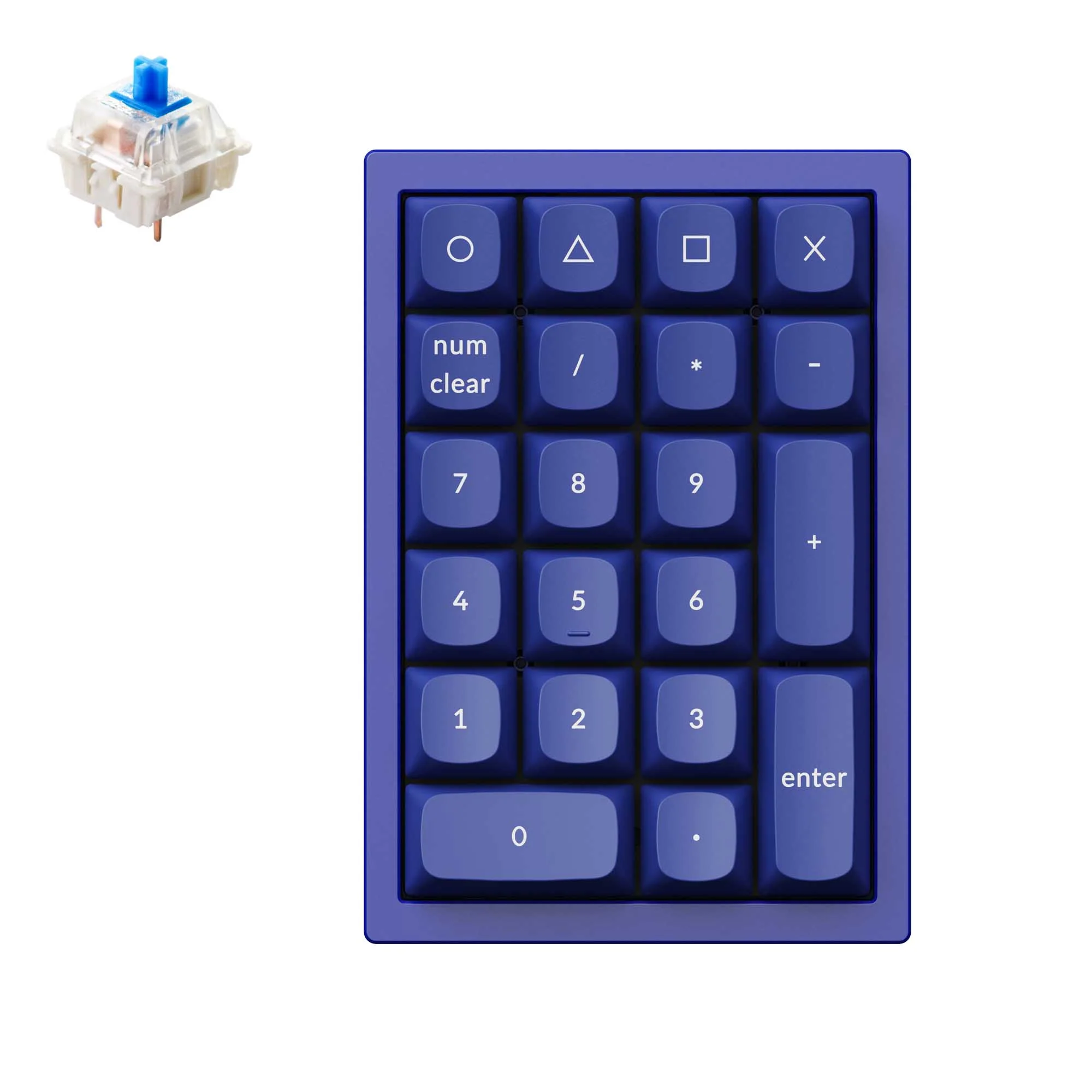 Keychron Q0 QMK Custom nummerplatta