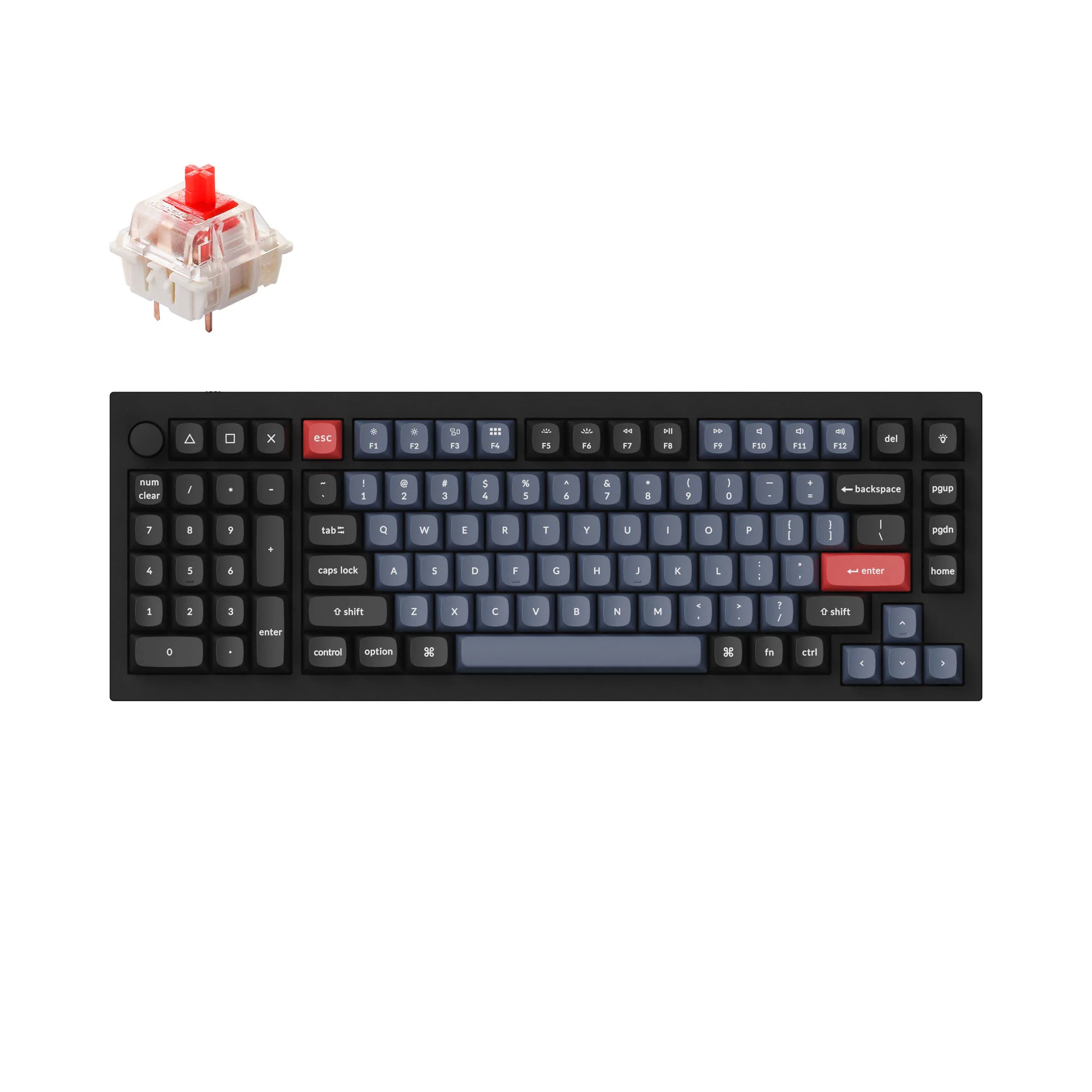 Keychron Q12 QMK Teclado Mecânico Personalizado
