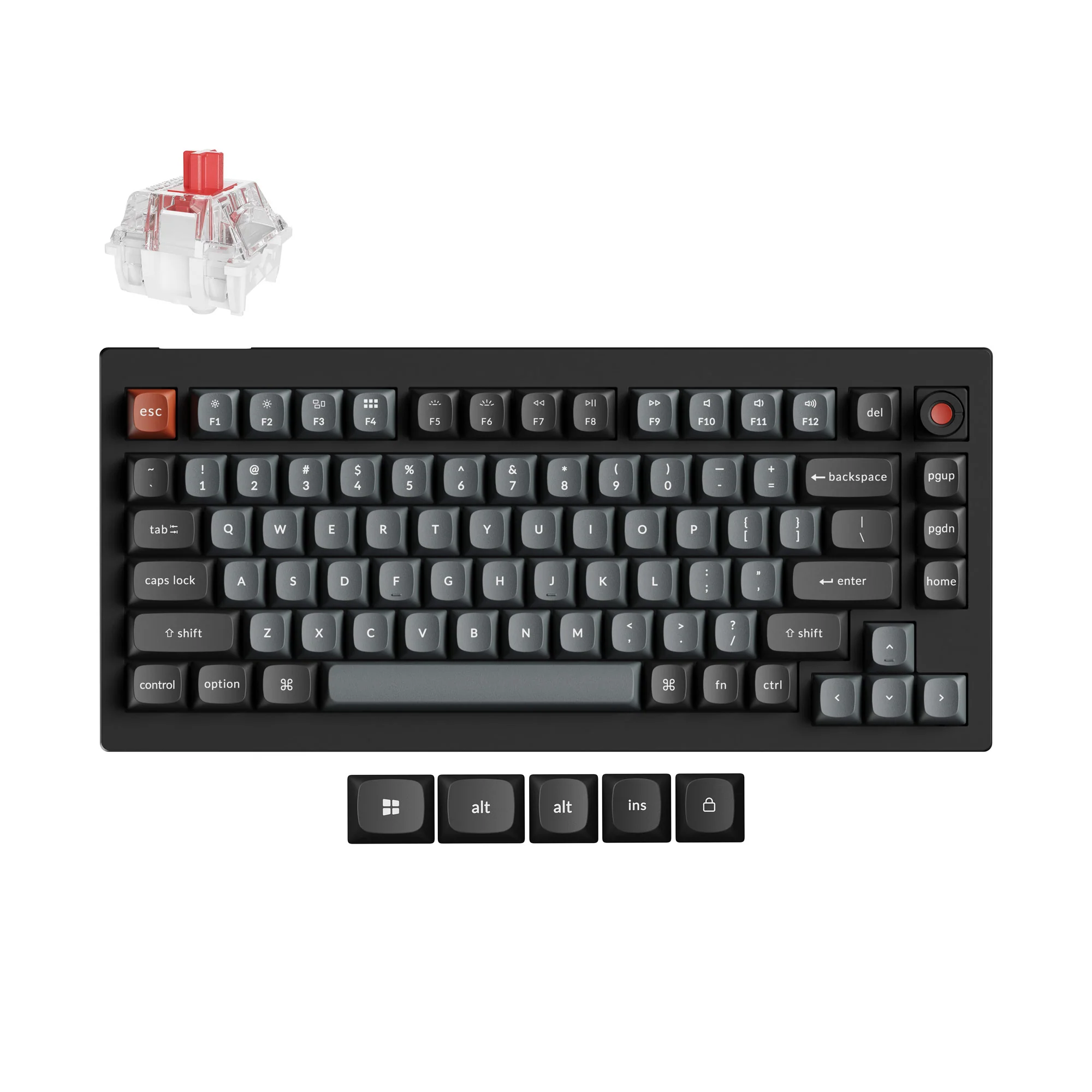 Clavier mécanique personnalisé filaire Keychron V1 8K QMK
