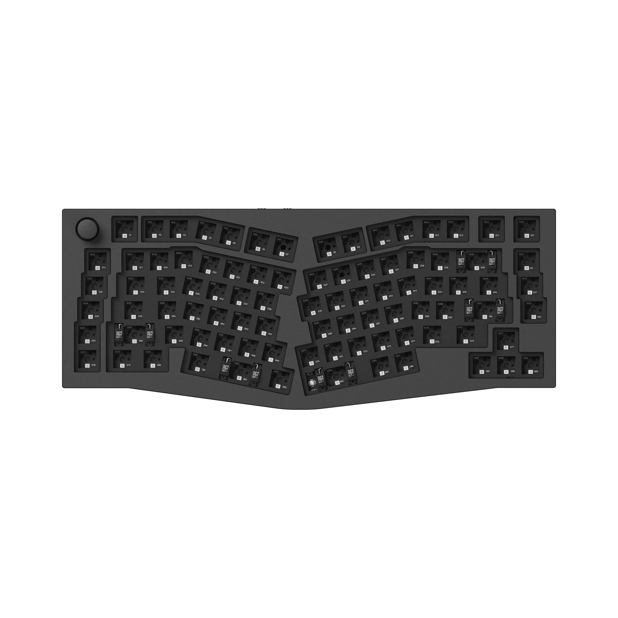 Teclado Mecânico Personalizado Sem Fio Keychron Q10 Pro (Layout Alice) QMK/VIA