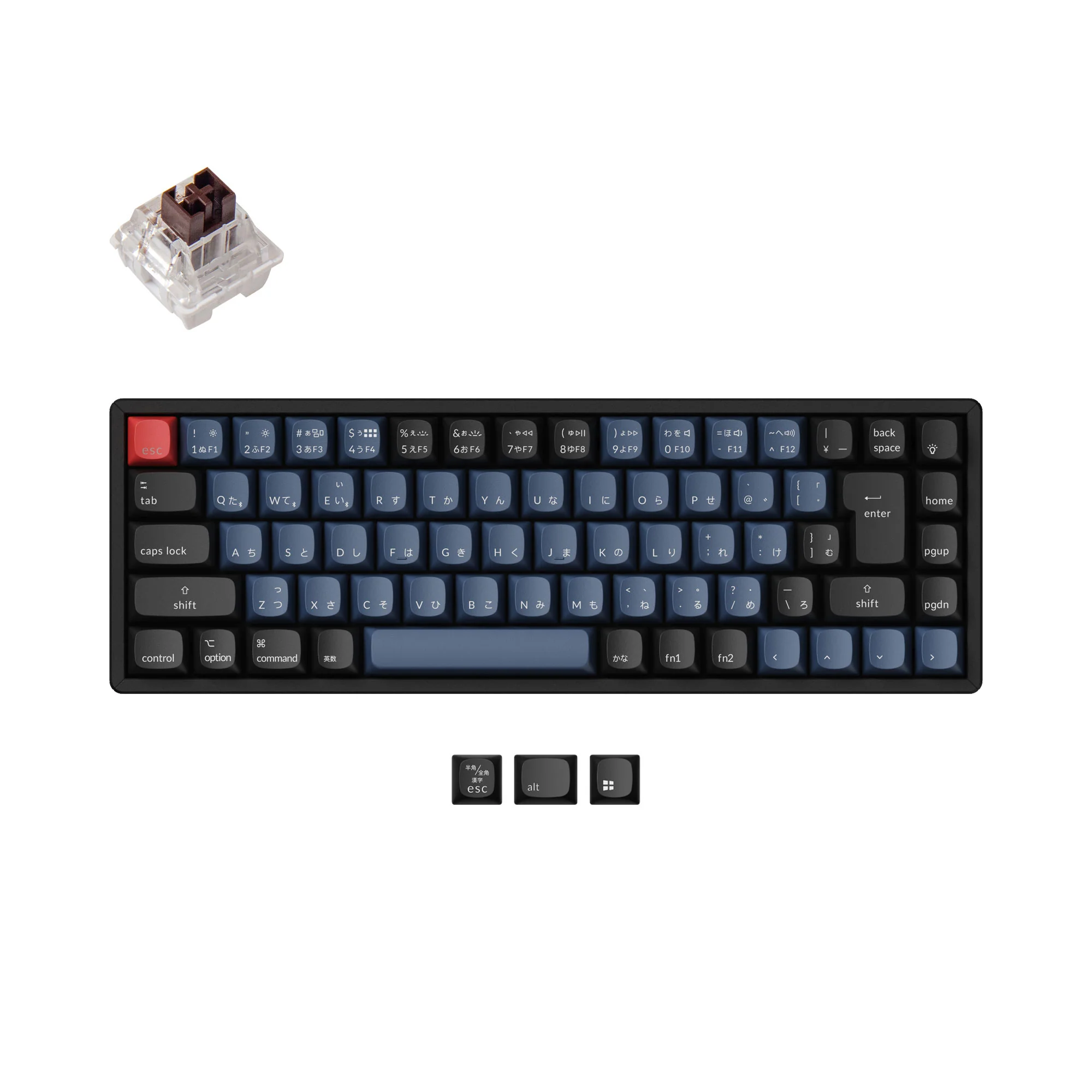 Keychron K6 Pro QMK/VIA Teclado Mecânico Sem Fio (Layout JIS Japonês)