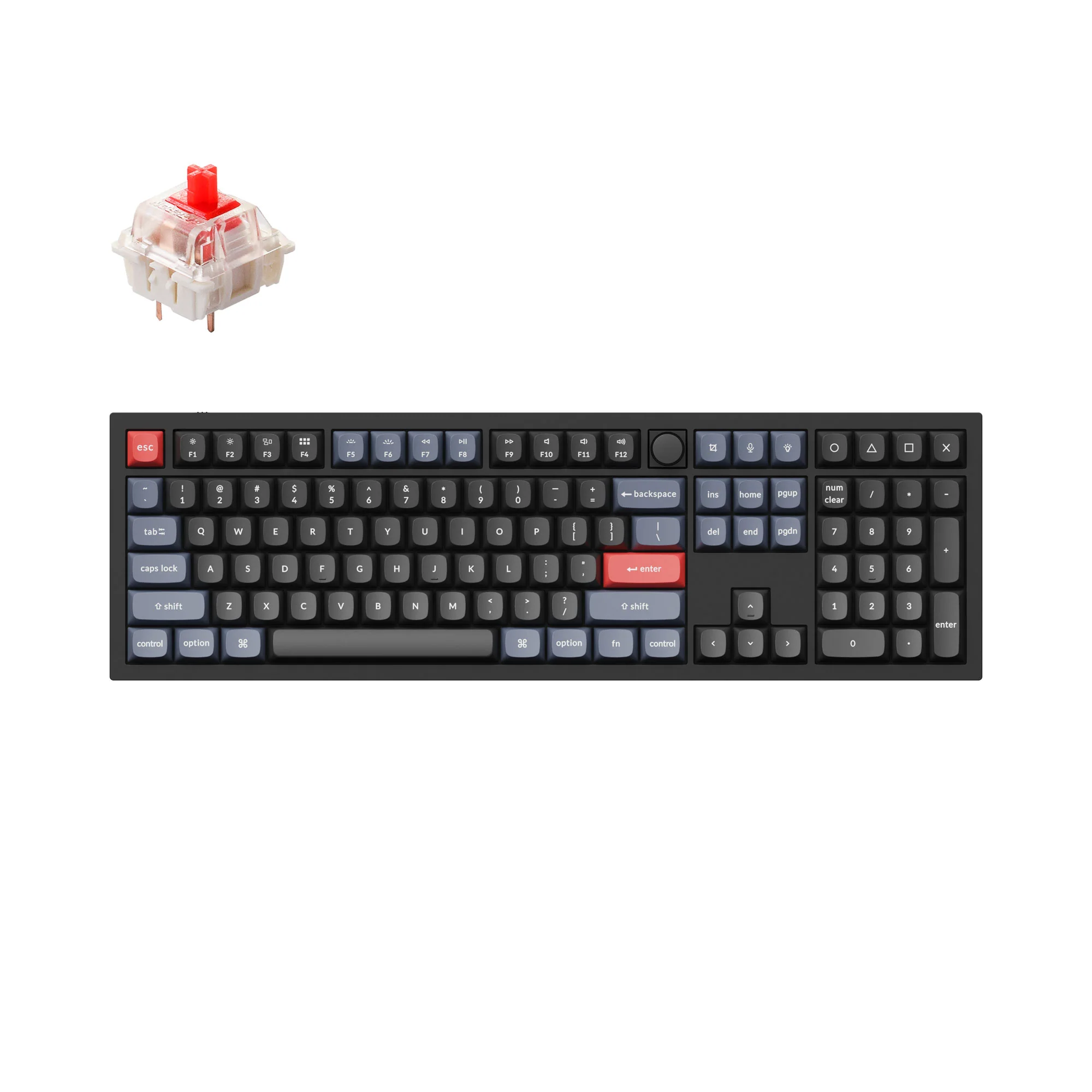 Teclado mecánico personalizado QMK Keychron Q6