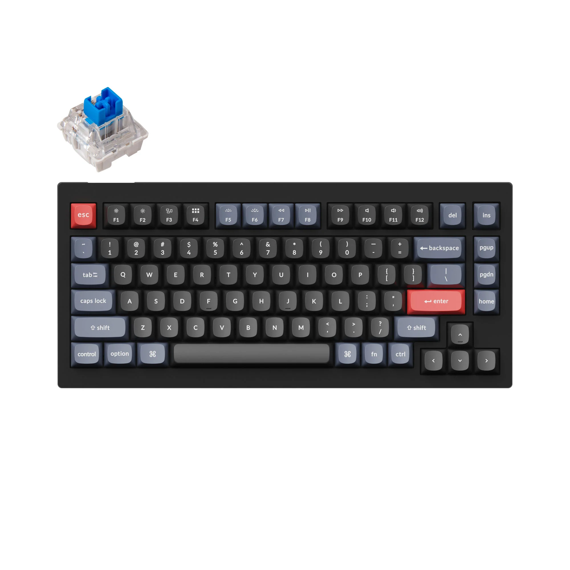 Keychron V1 QMK custom mekanisk tastatur