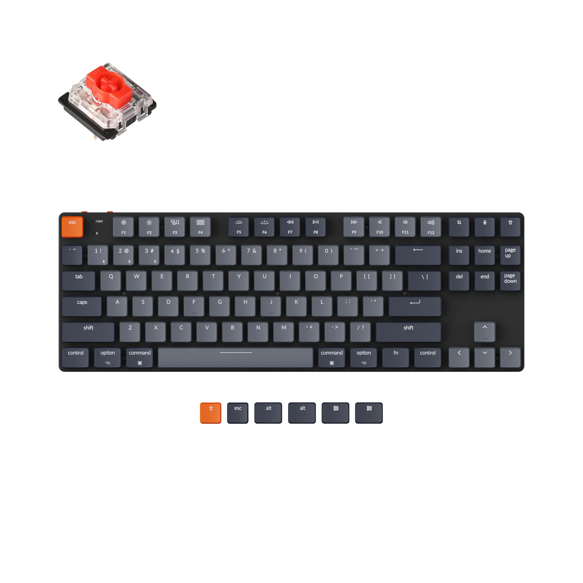 Teclado mecânico sem fio Keychron K1 SE (Versão 5)