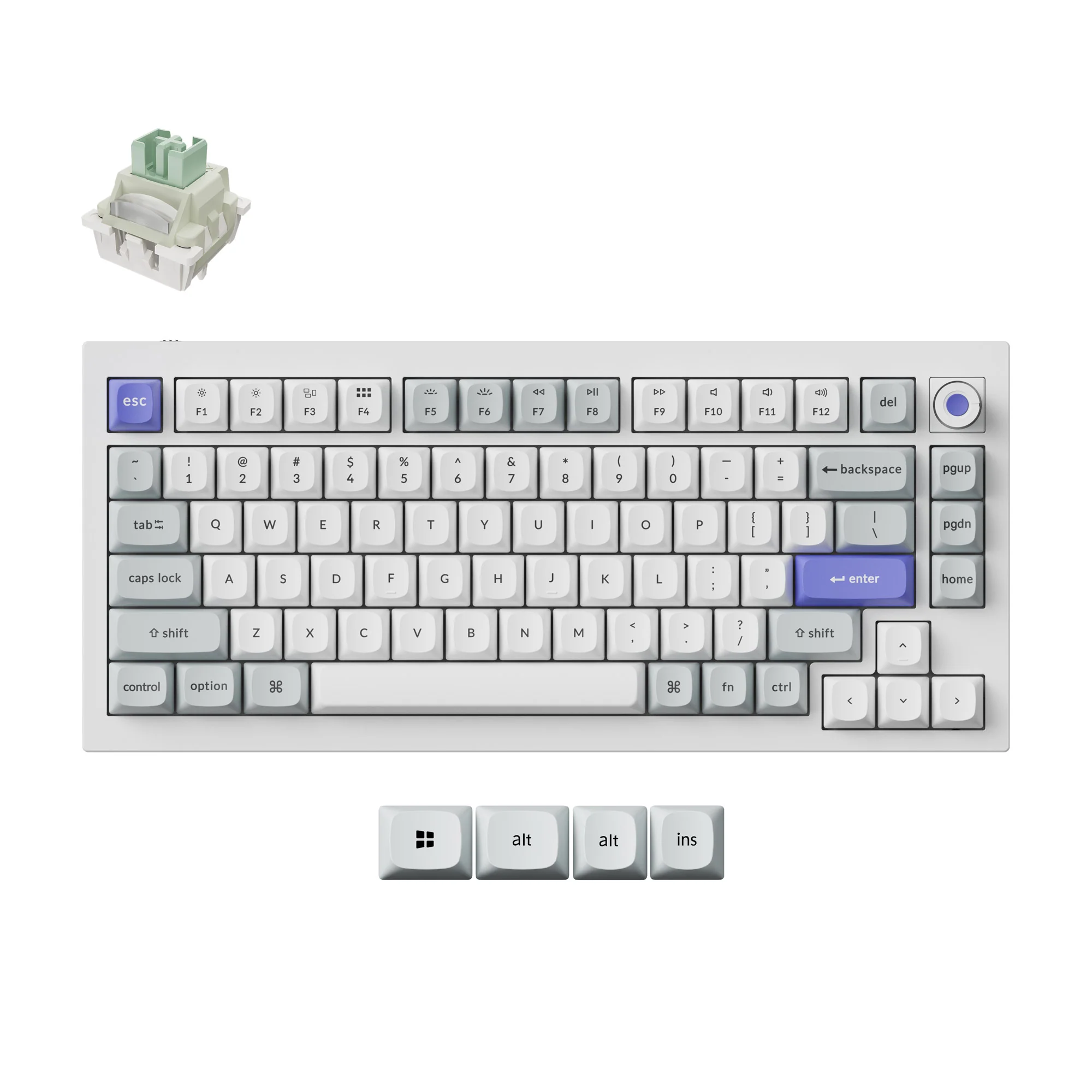 Teclado com Interruptor Magnético Keychron Q1 HE 8K