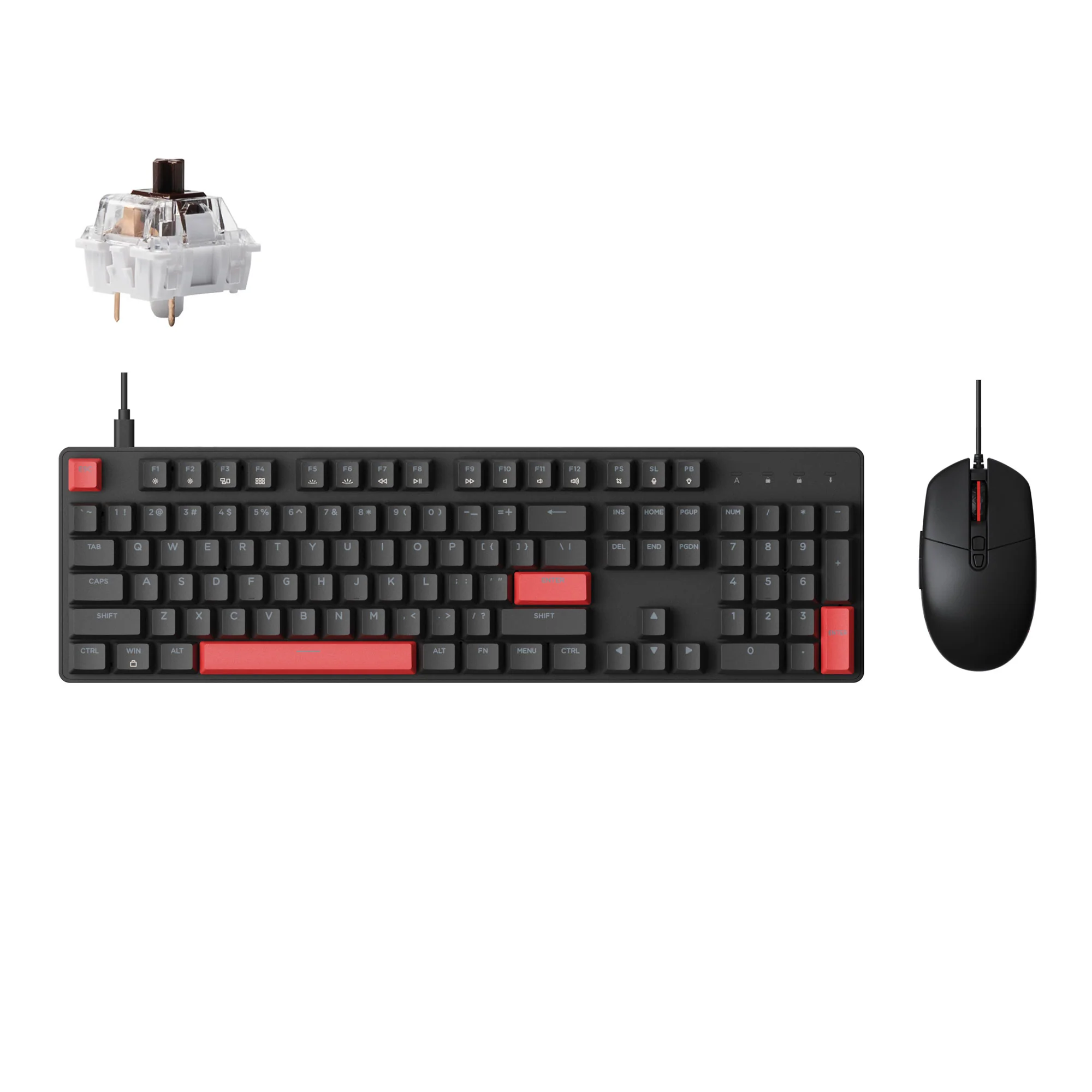 Clavier mécanique filaire Lemokey X2 QMK