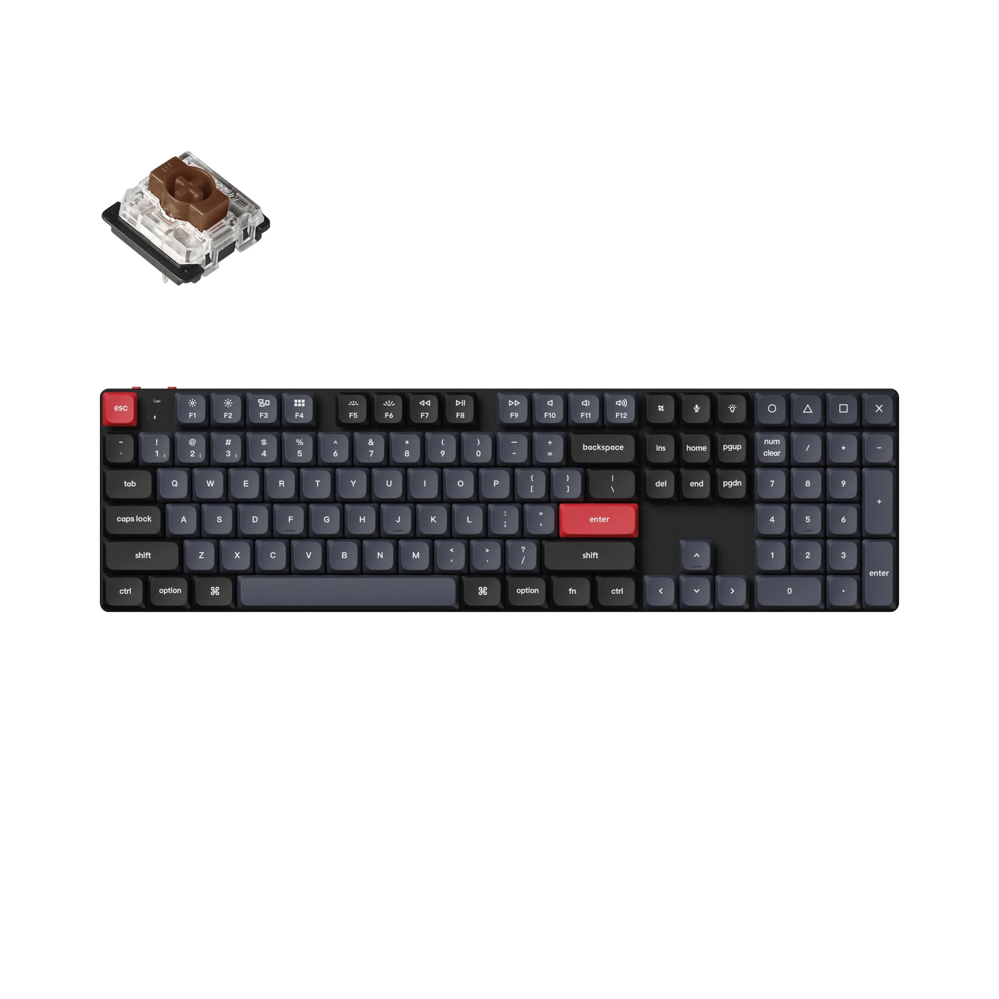 Bezprzewodowa klawiatura mechaniczna custom Keychron K5 Pro QMK/VIA