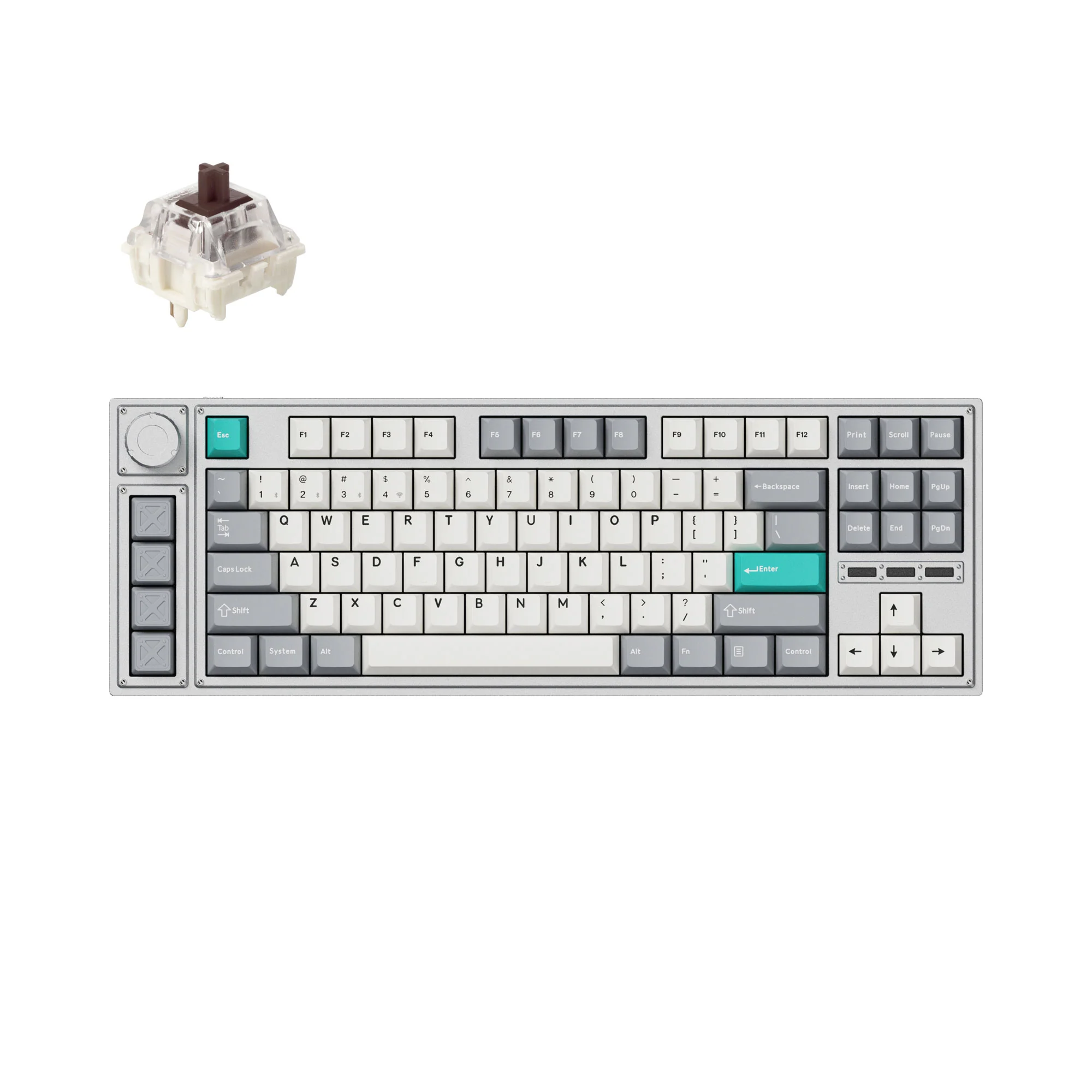 Teclado Mecânico Personalizado Sem Fio Lemokey L3 QMK/VIA