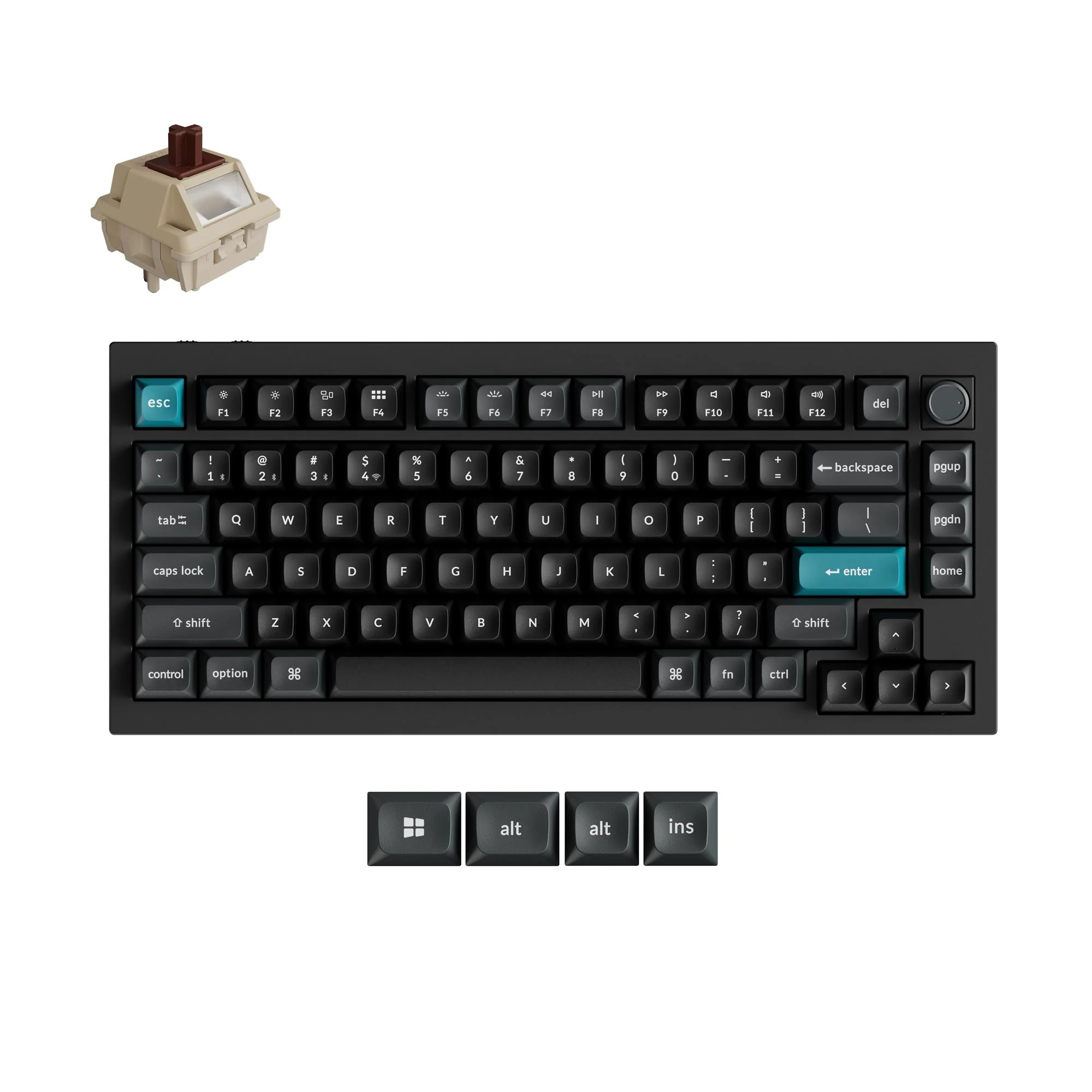 Keychron Q1 Ultra 8K langaton custom-mekaaninen näppäimistö