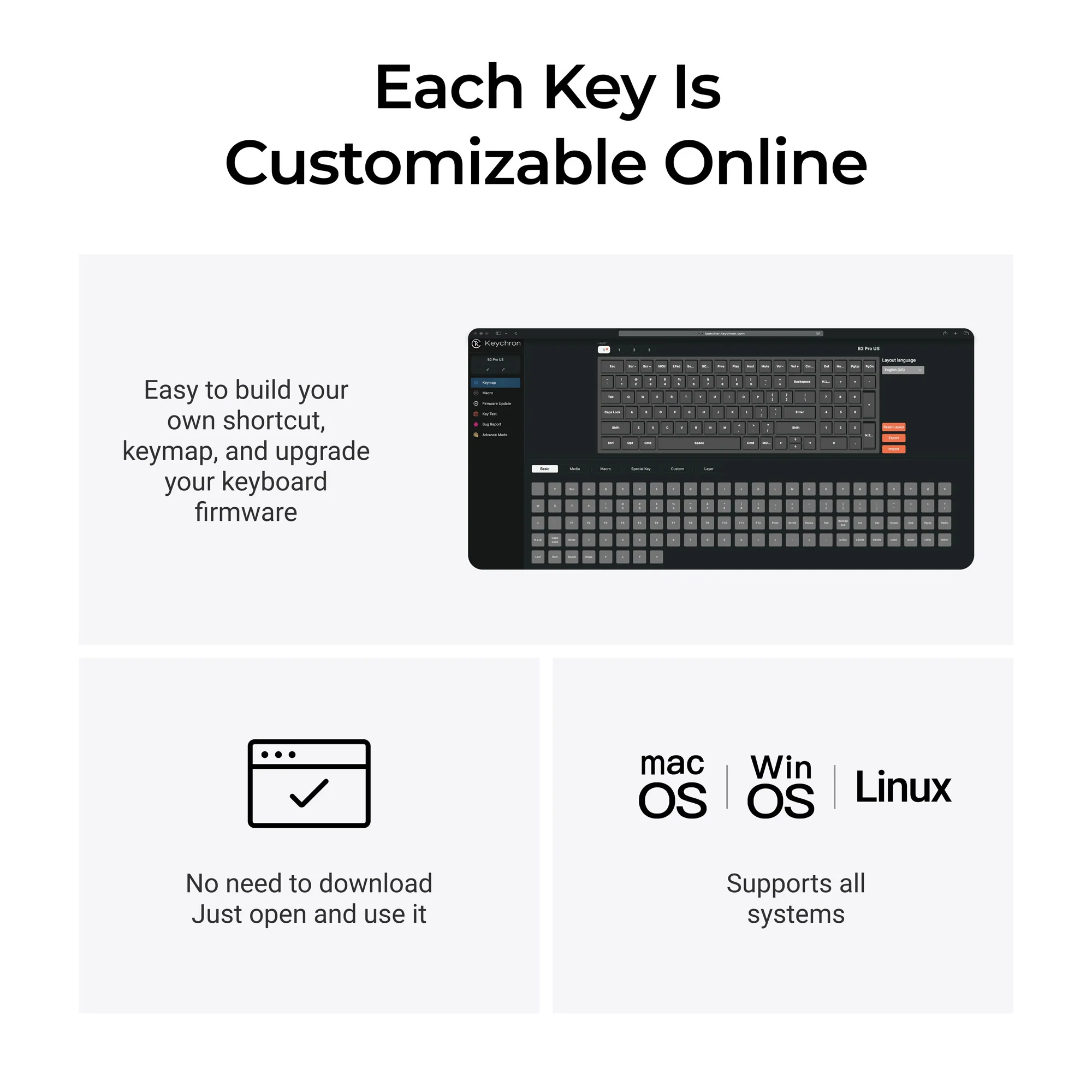 Keychron B2 Pro Ultra-Slim Wireless Keyboard