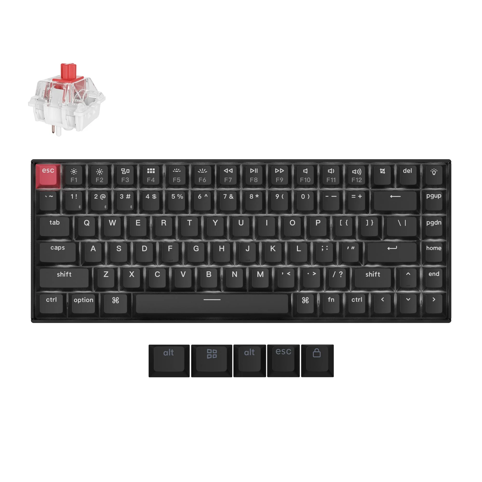 Keychron K2 QMK Teclado mecánico inalámbrico (Versión 3)