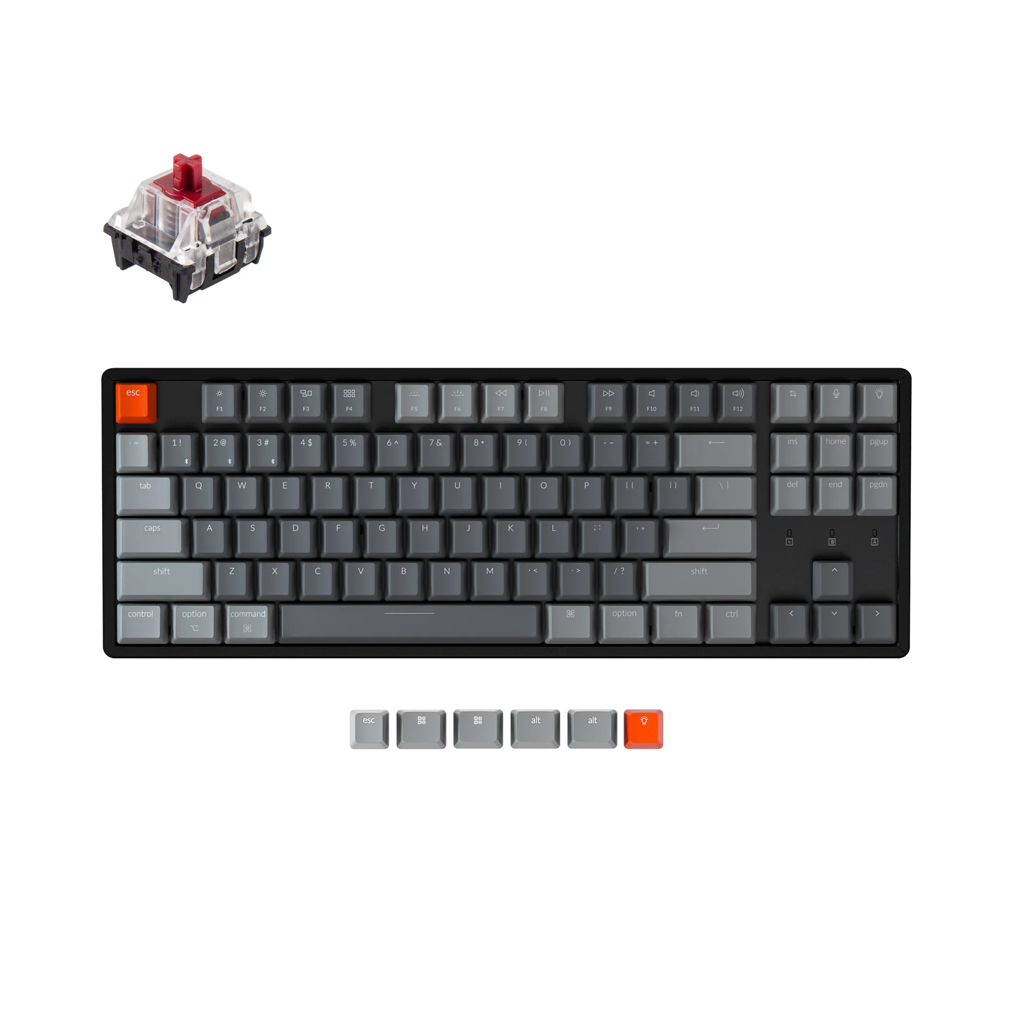 Teclado mecánico inalámbrico Keychron K8