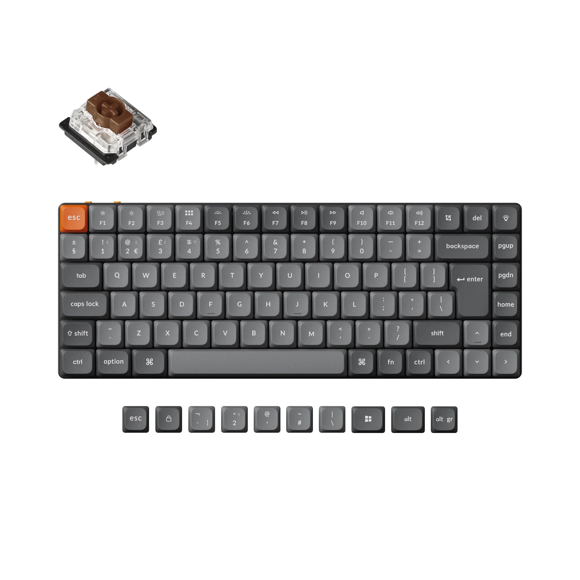 Keychron K3 Max QMK/VIA Teclado mecánico inalámbrico personalizado Colección ISO