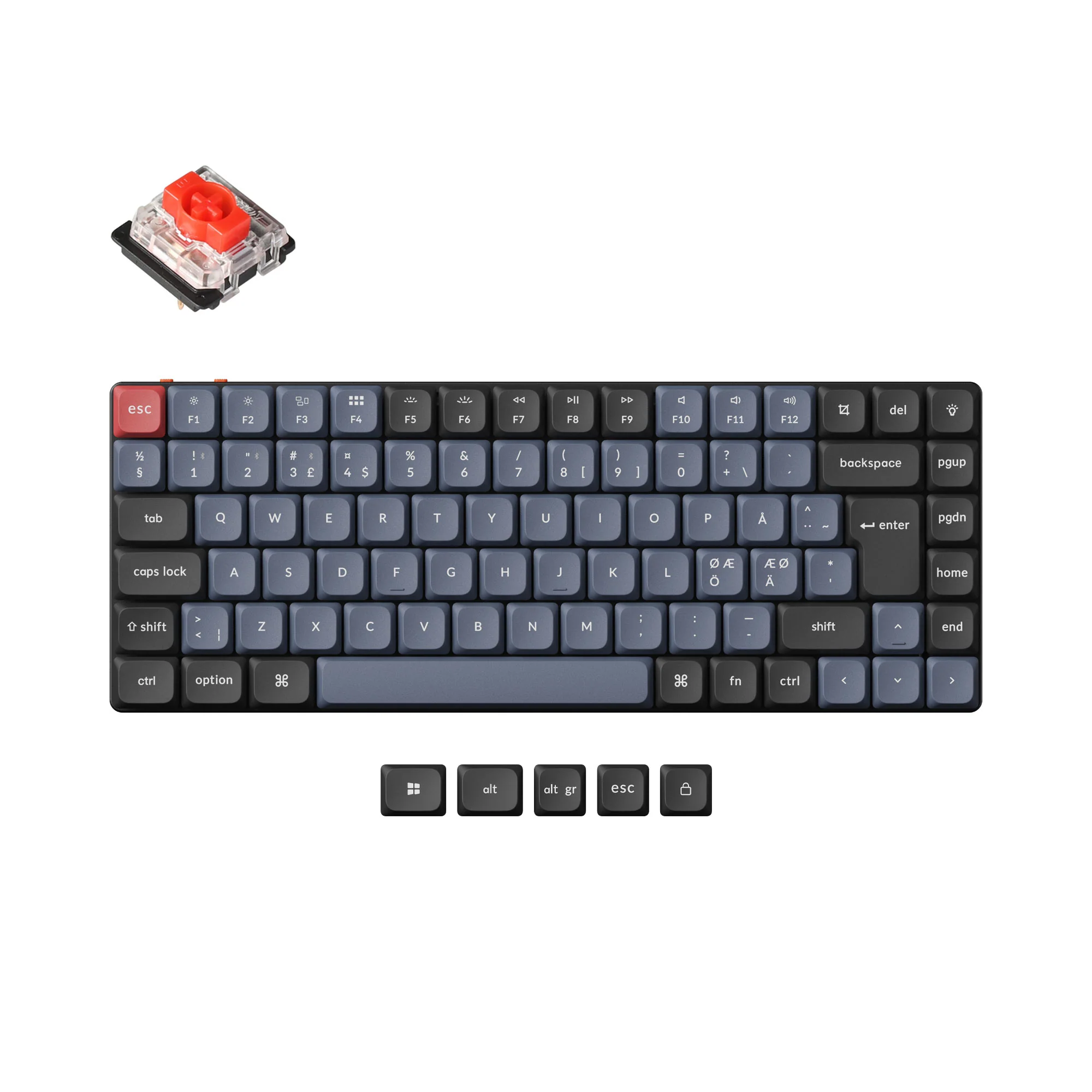 Keychron K3 Pro QMK/VIA Teclado mecánico inalámbrico - Colección de diseño ISO