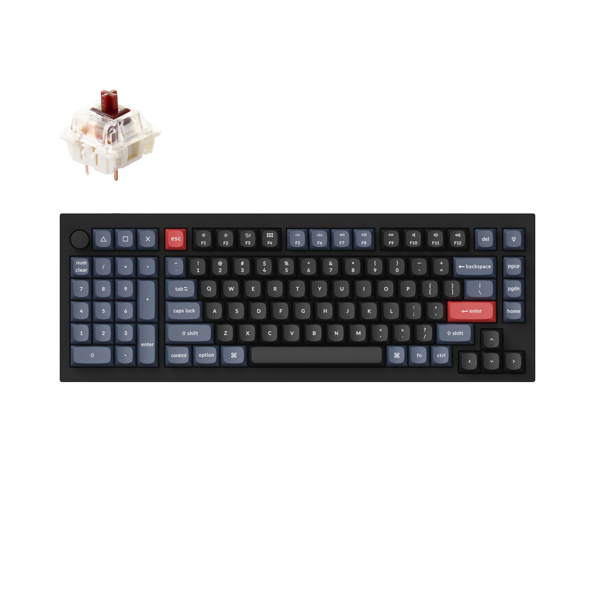 Keychron Q12 QMK Teclado Mecânico Personalizado