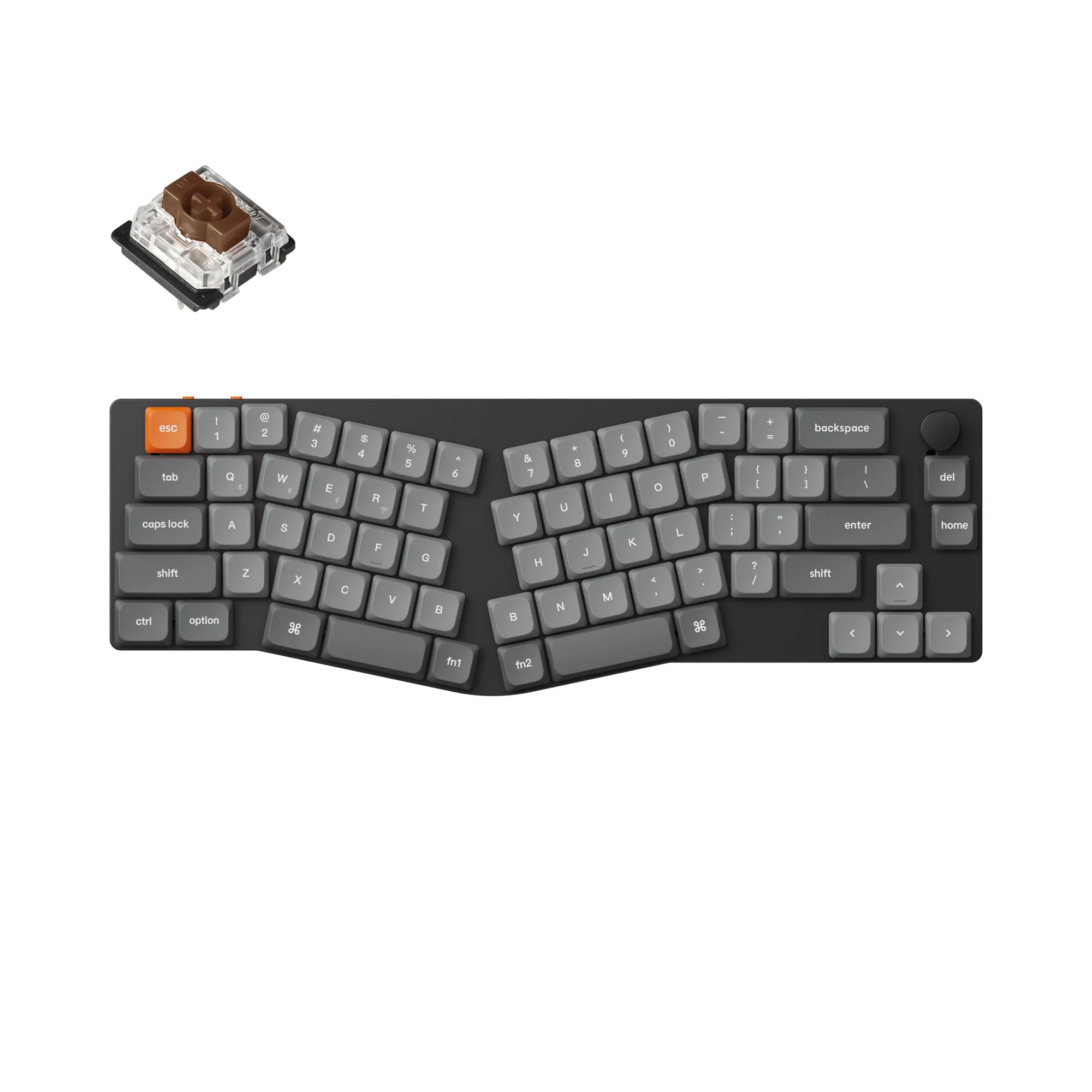 Keychron K11 Max (distribución Alice) QMK/VIA Teclado mecánico inalámbrico personalizado