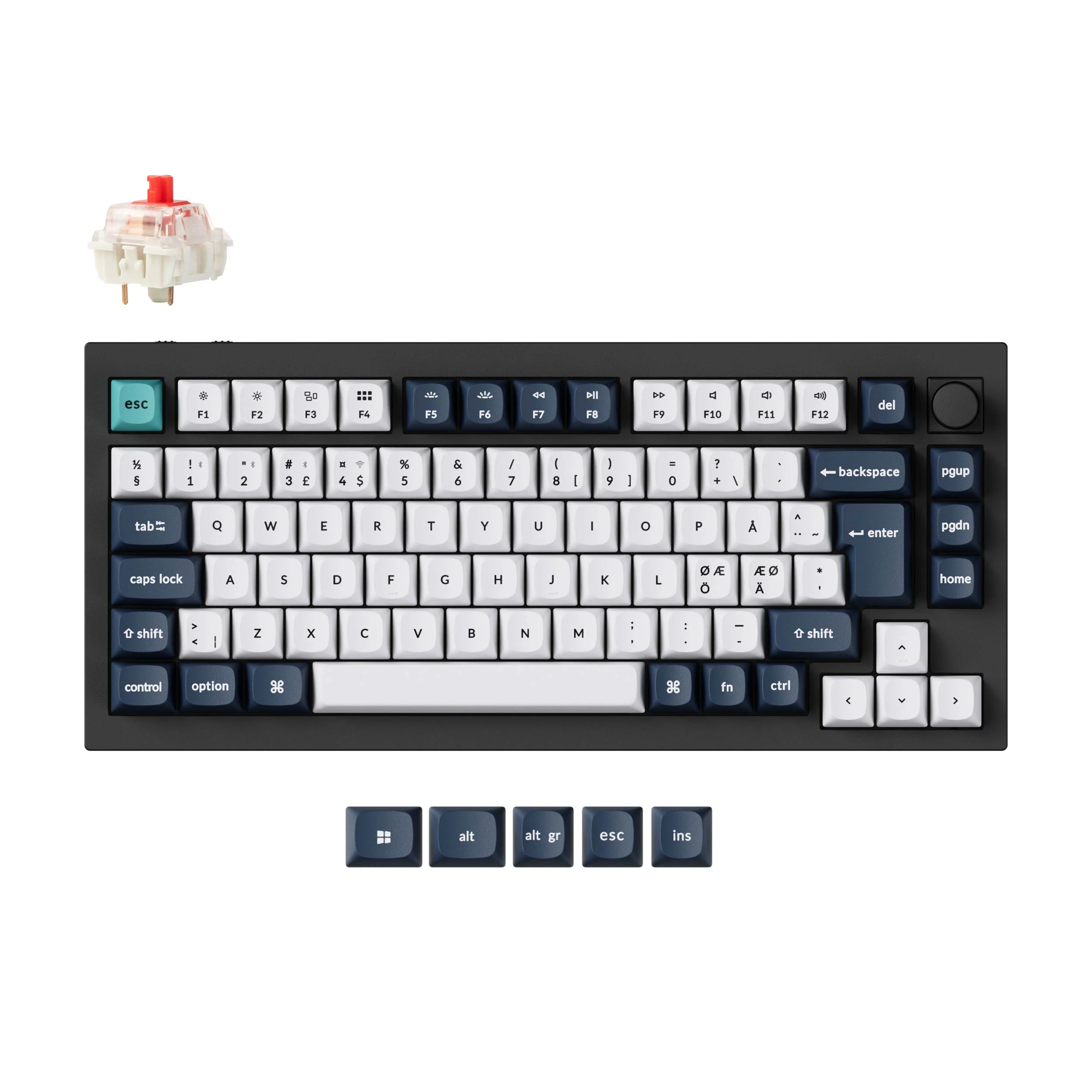 Keychron Q1 Max QMK/VIA Teclado mecánico inalámbrico personalizado Colección ISO
