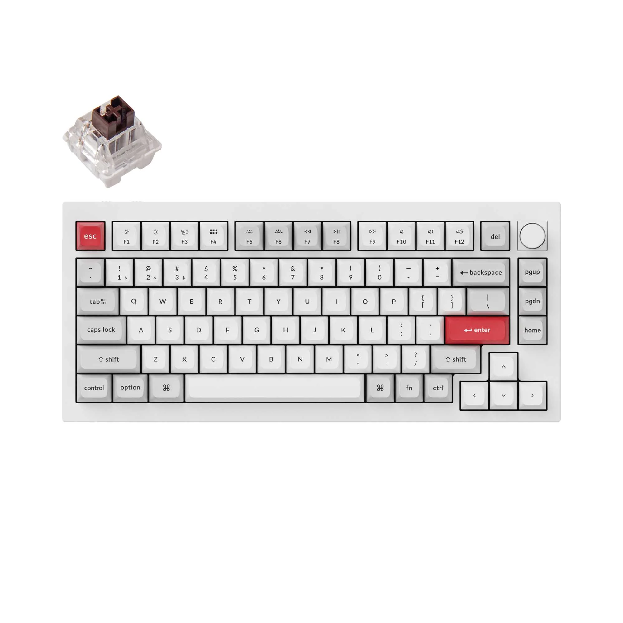 Keychron Q1 Pro QMK/VIA Teclado Mecânico Personalizado Sem Fio