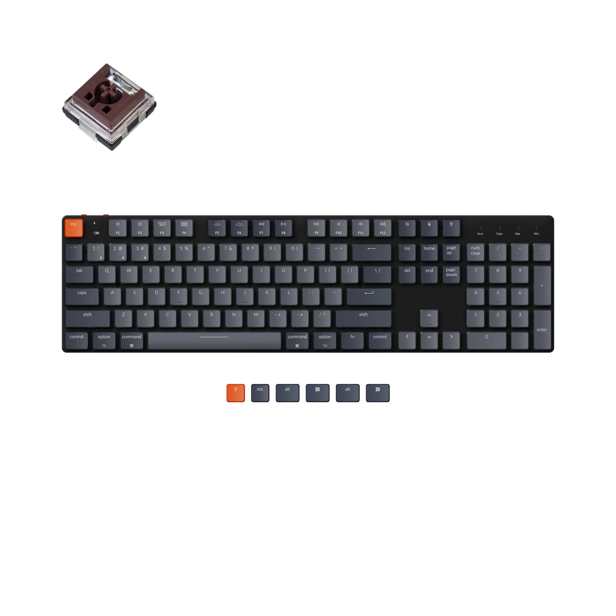 Teclado Mecânico Sem Fio Keychron K5 SE
